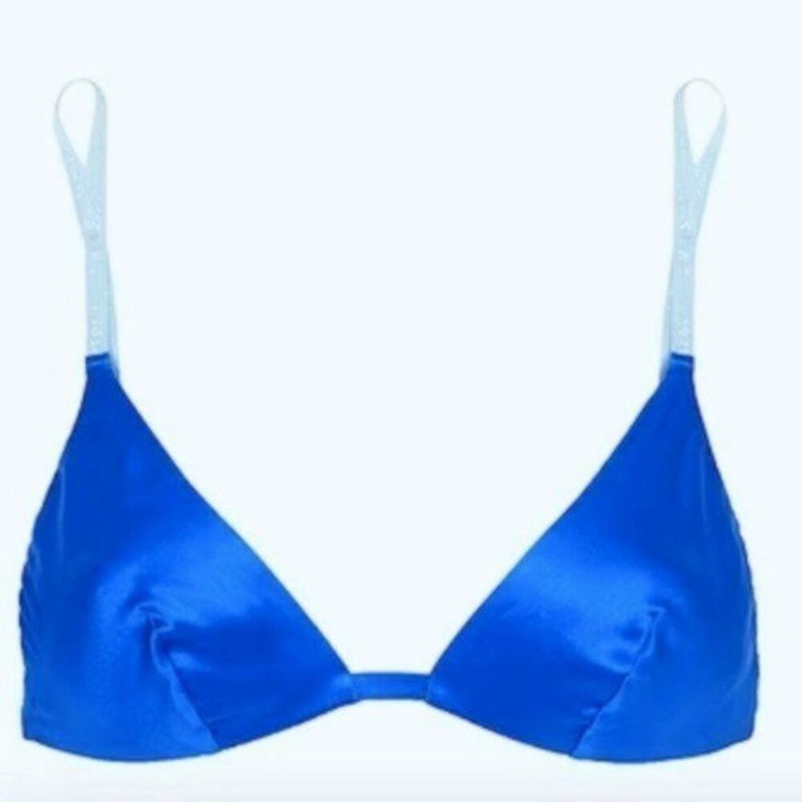 La Perla La Perla Bright blue silk Bra M Size ONE SIZE - 1 Thumbnail