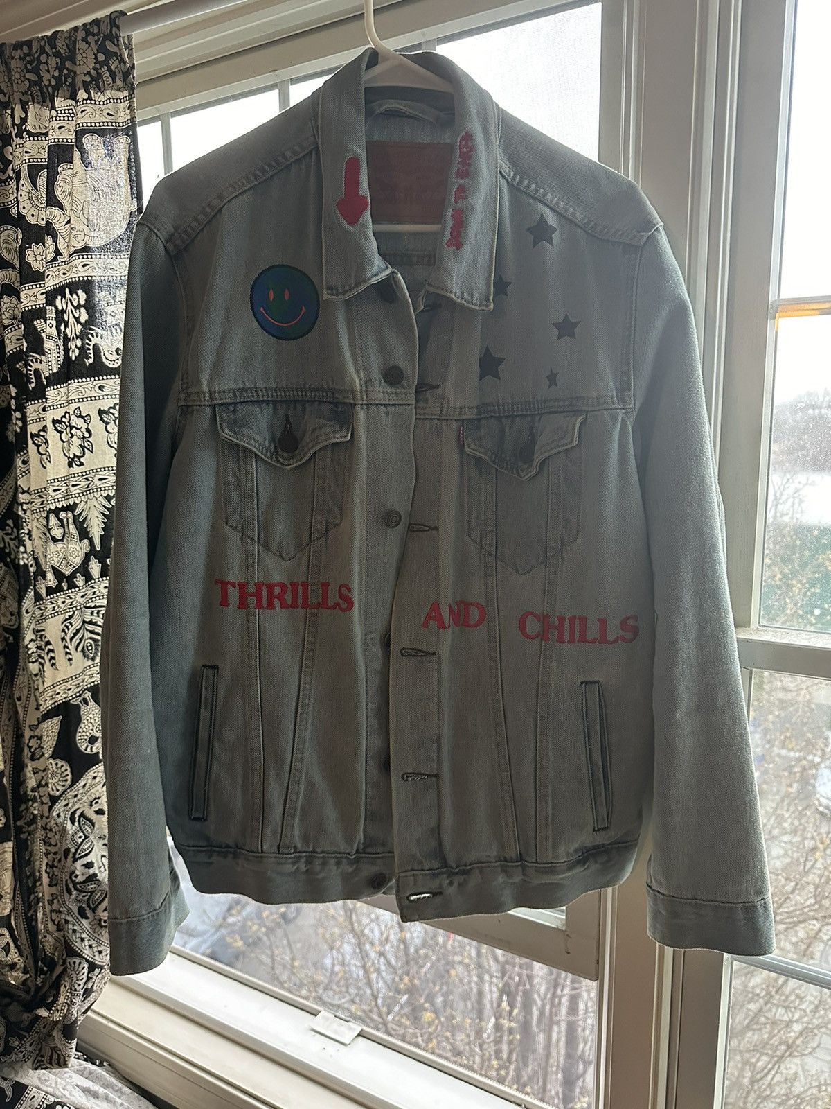 Travis Scott Travis Scott x Levi s Astroworld Jean Jacket Grailed