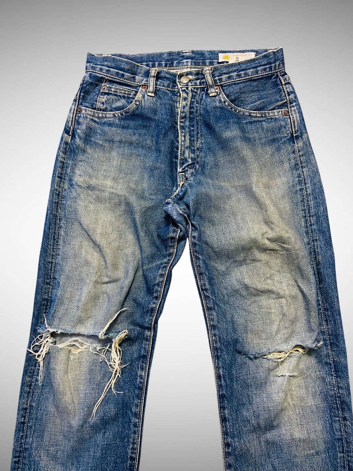 45rpm Vintage 45 RPM Distressed Jeans Size US 28 / EU 44 - 4 Thumbnail