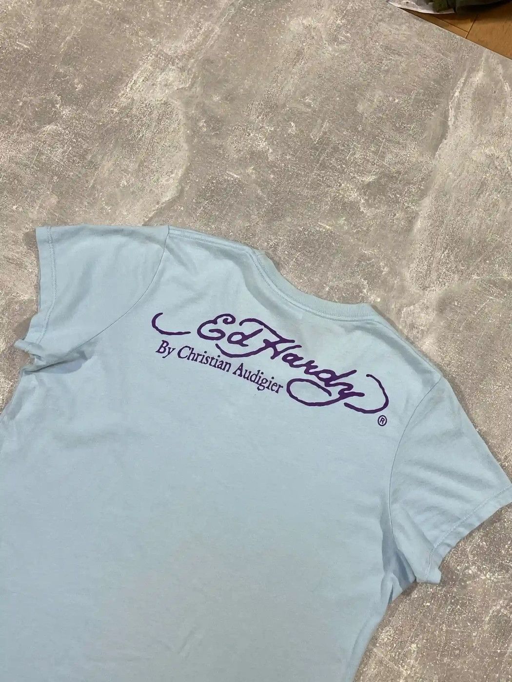 Christian Audigier Ed Hardy By Christian Audigier Diamond Peonies Logo T-shirt Size US S / EU 44-46 / 1 - 5 Thumbnail