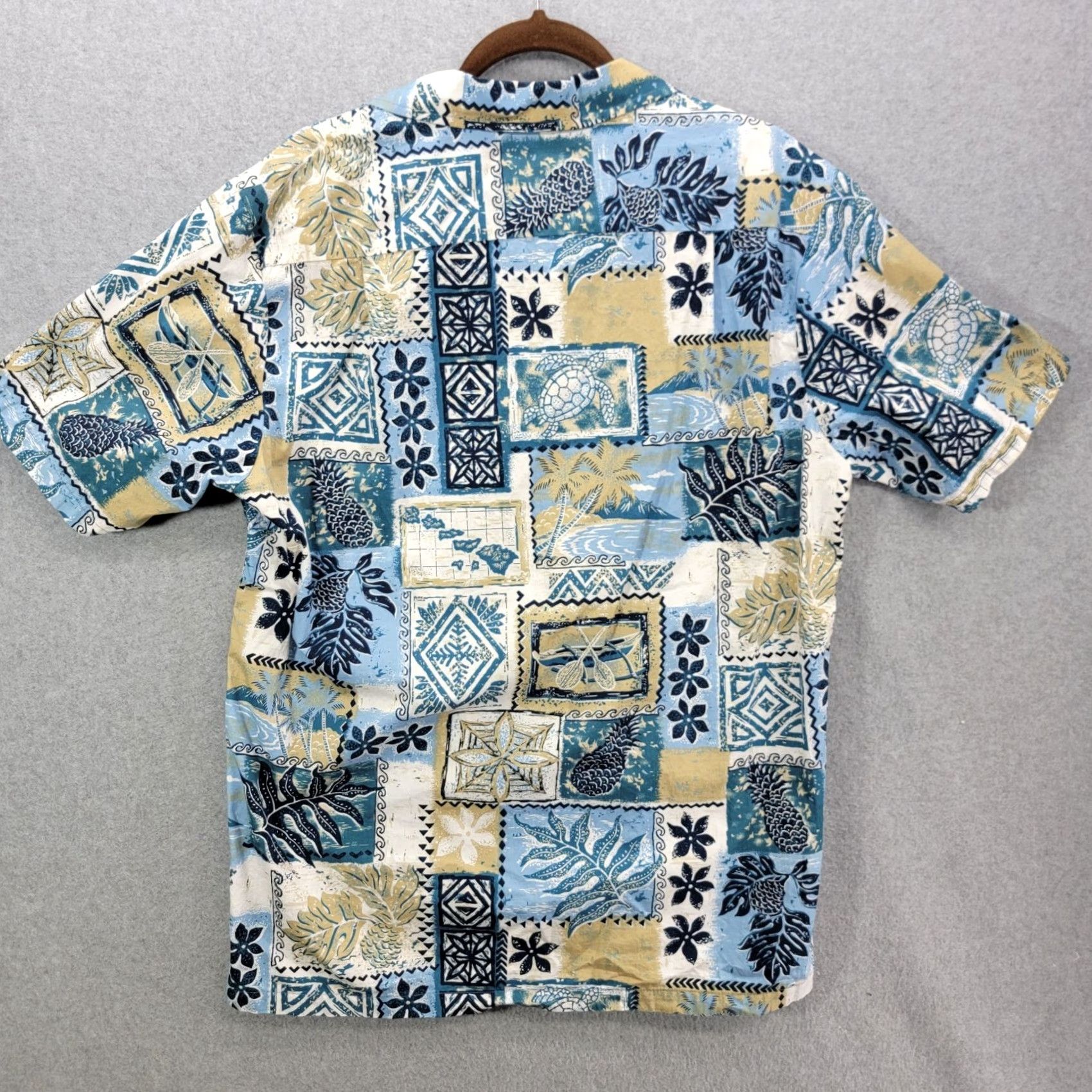 Vintage RJC Vintage Hawaiian Shirt Blue Men's L turtle Size US L / EU 52-54 / 3 - 6 Thumbnail