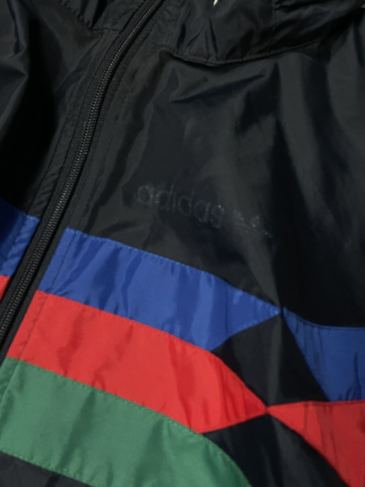 Adidas 🔥RARE🔥Adidas Vintage 90s Raincoat Light Jacket Rare Boxy Size US XL / EU 56 / 4 - 3 Thumbnail