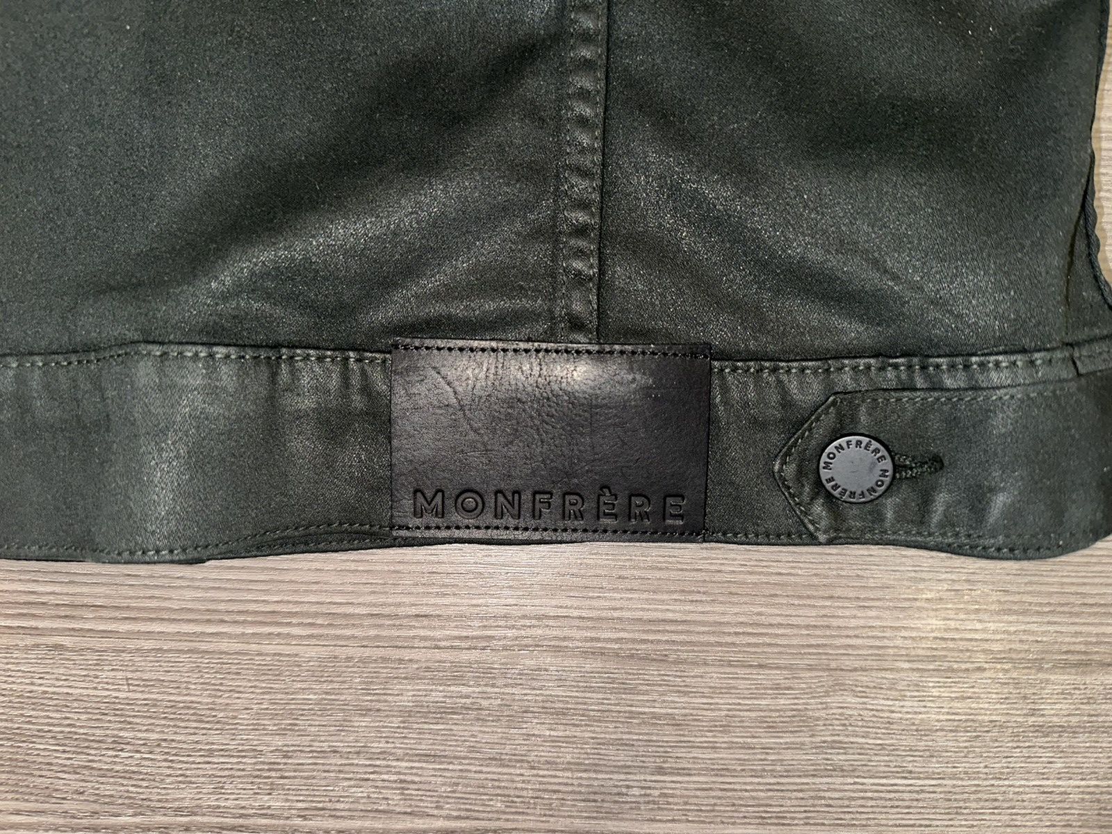 MONFRERE Coated denim jacket Size US XL / EU 56 / 4 - 4 Thumbnail