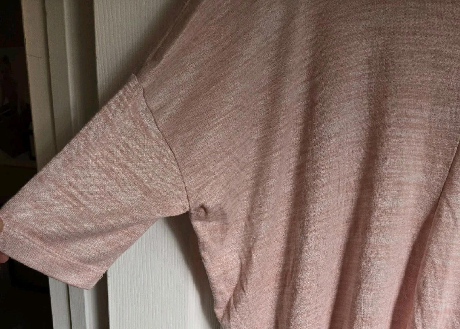 Ann Taylor Ann Taylor Factory Top Size L /XL Blush Pink Sweater Blouse Size L / US 10 / IT 46 - 5 Thumbnail