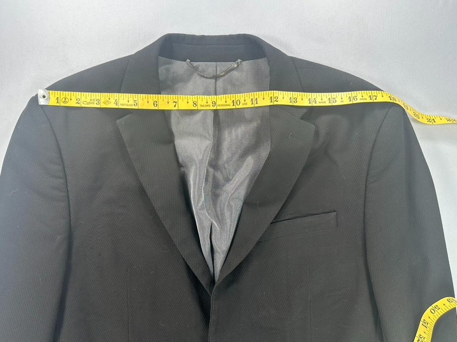 Designer Zara Man Men's 42 Gray Suits Collection 2016 Suit Jacket Size 42R - 2 Thumbnail