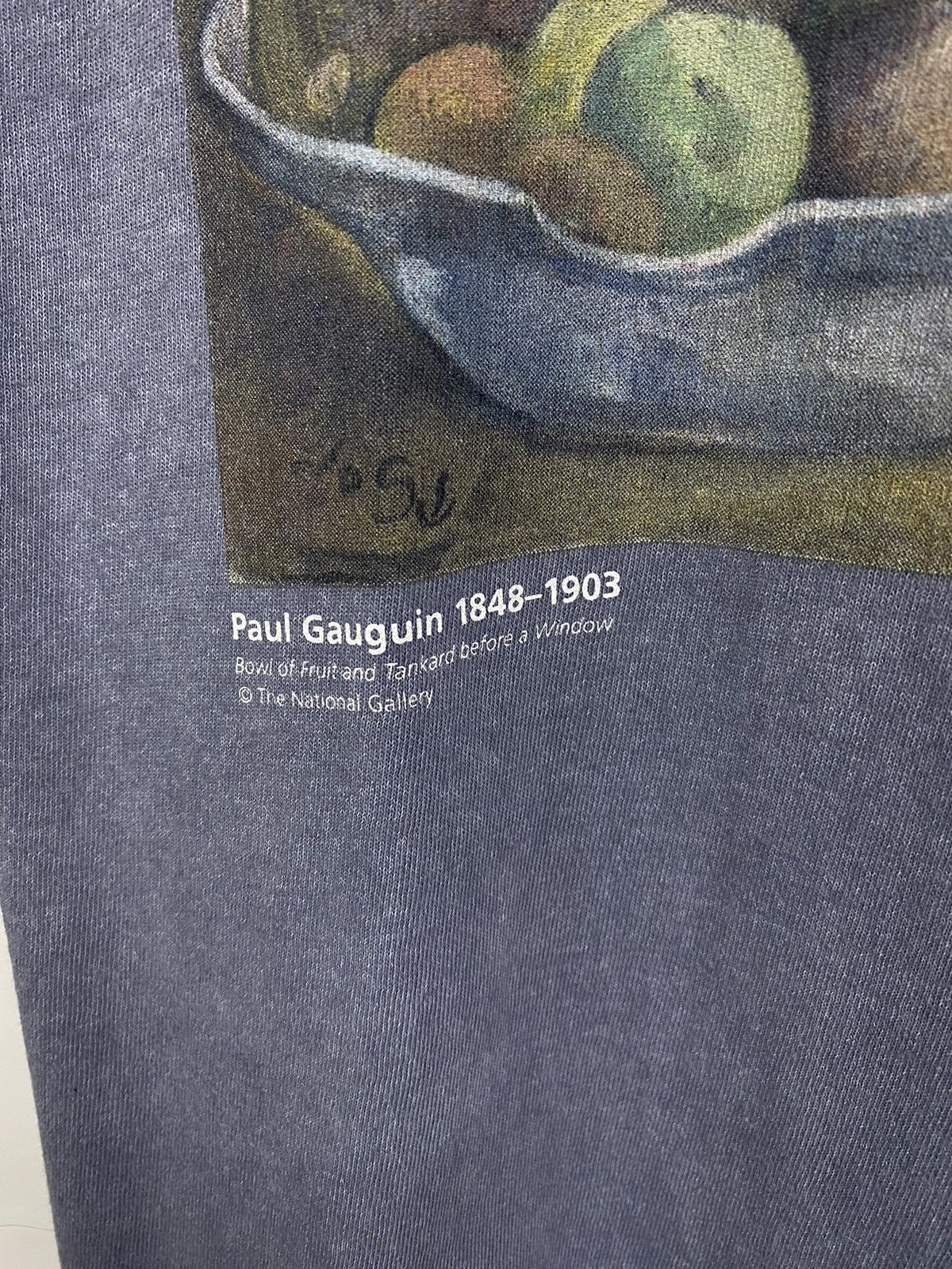 Designer Vintage 90s Paul Gauguin 1848 1903 T-shirt Monet style rare Size US M / EU 48-50 / 2 - 5 Thumbnail