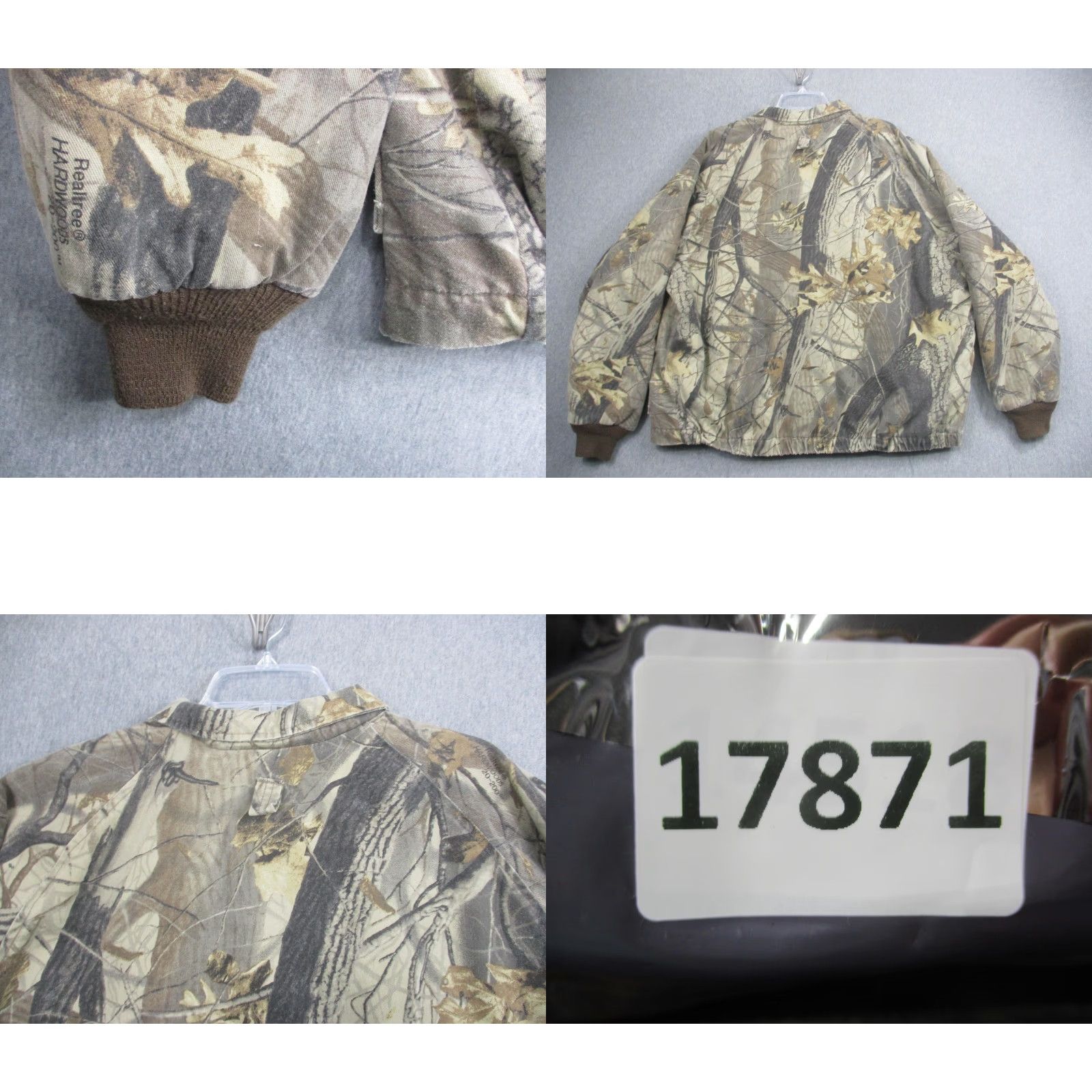 Realtree VTG Liberty Jacket Mens 2XL Realtree Hardwoods Camo Hunting Quilted Made USA Size US XXL / EU 58 / 5 - 9 Thumbnail