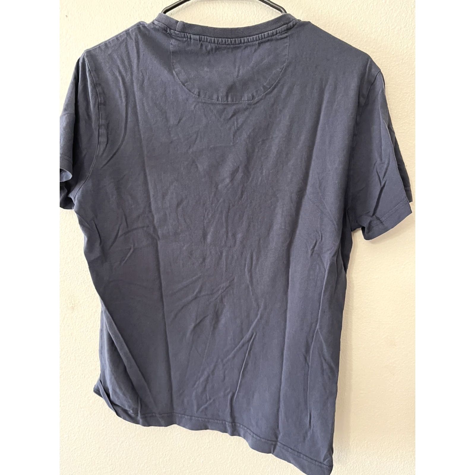 Logo 7 Penguin Men's Medium Blue Crew Neck Pocket T-Shirt Casual Logo Solid Size US M / EU 48-50 / 2 - 3 Thumbnail