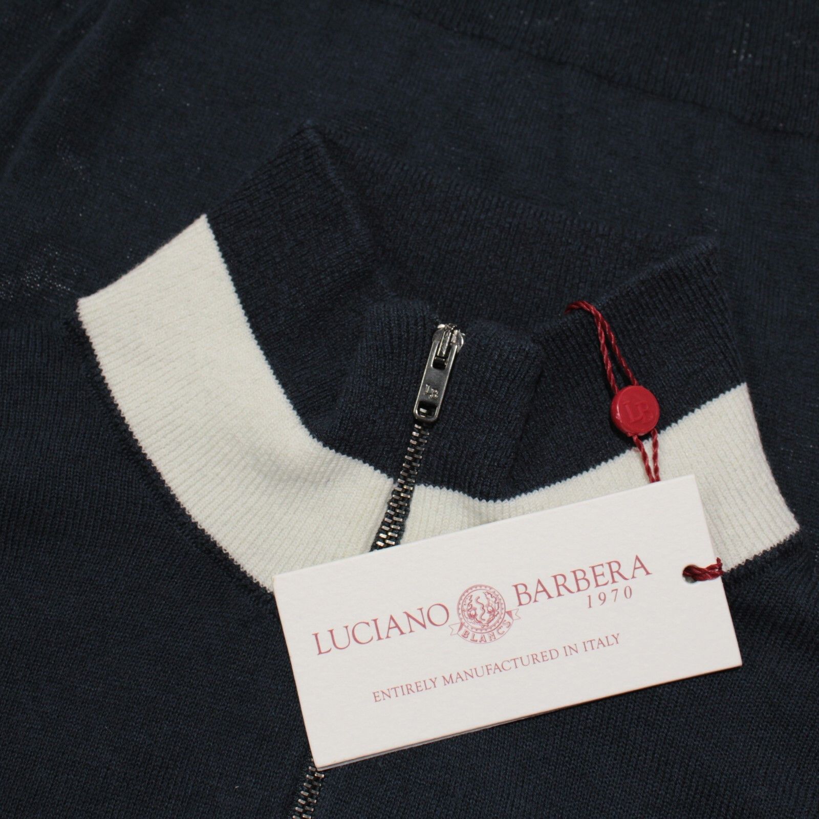 Luciano Barbera Luciano Barbera Sweater Size US M in Blue Size US M / EU 48-50 / 2 - 1 Thumbnail