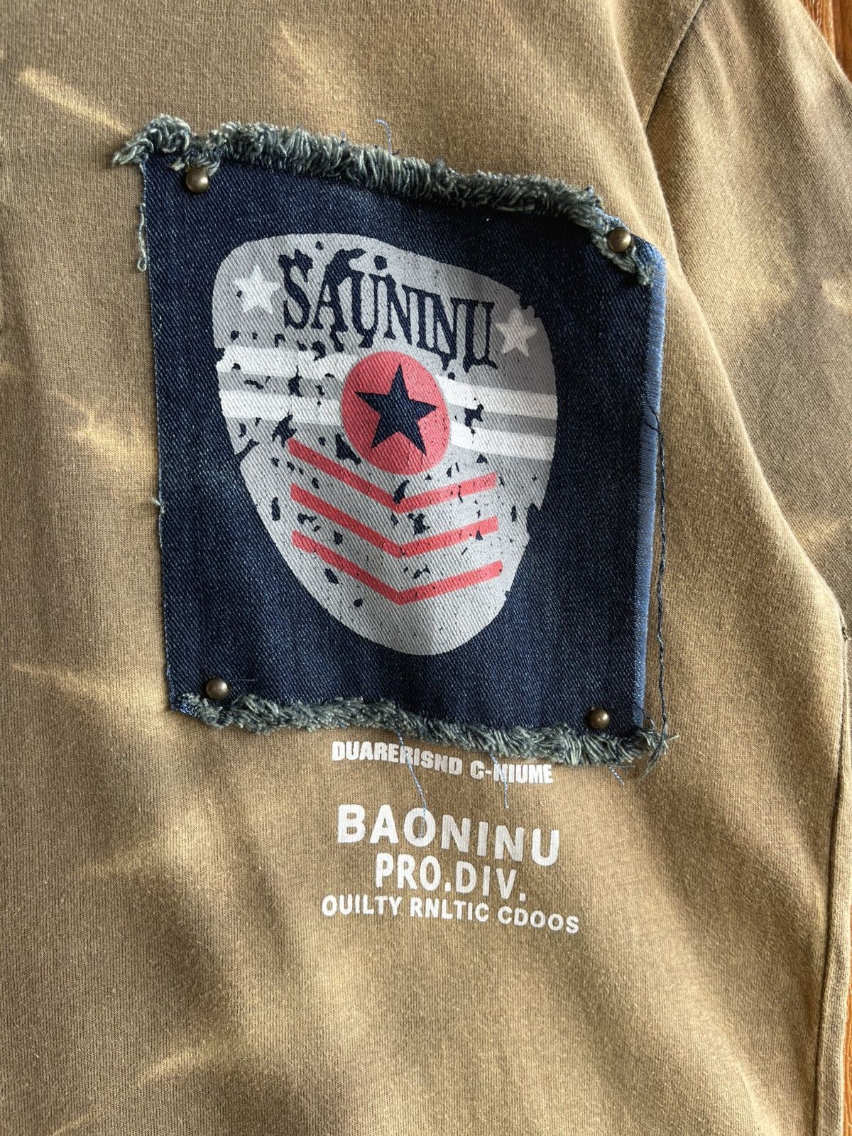 Le Grande Bleu (L.G.B.) Vintage 90s🔥Seditionaries 🔥iron Button Thrashed Faded Tee Size US M / EU 48-50 / 2 - 4 Thumbnail