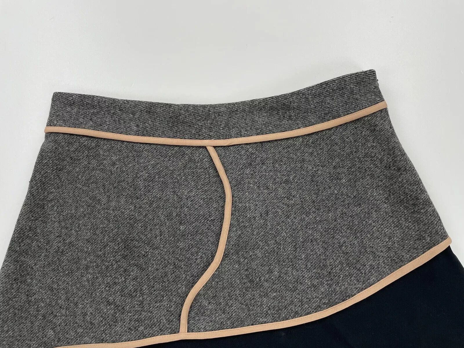 Marni MARNI Wool Short A-line Womens Skirt Grey Size 40 Size 27" / US 4 / IT 40 - 8 Thumbnail
