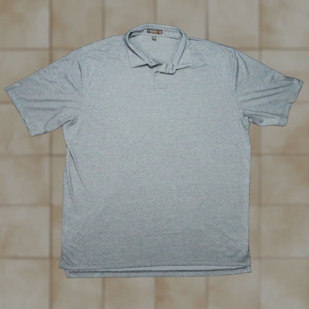 Peter Millar Peter Millar Polo Shirt Mens XL Blue Gray Performance Summer Comfort Size US XL / EU 56 / 4 - 1 Thumbnail