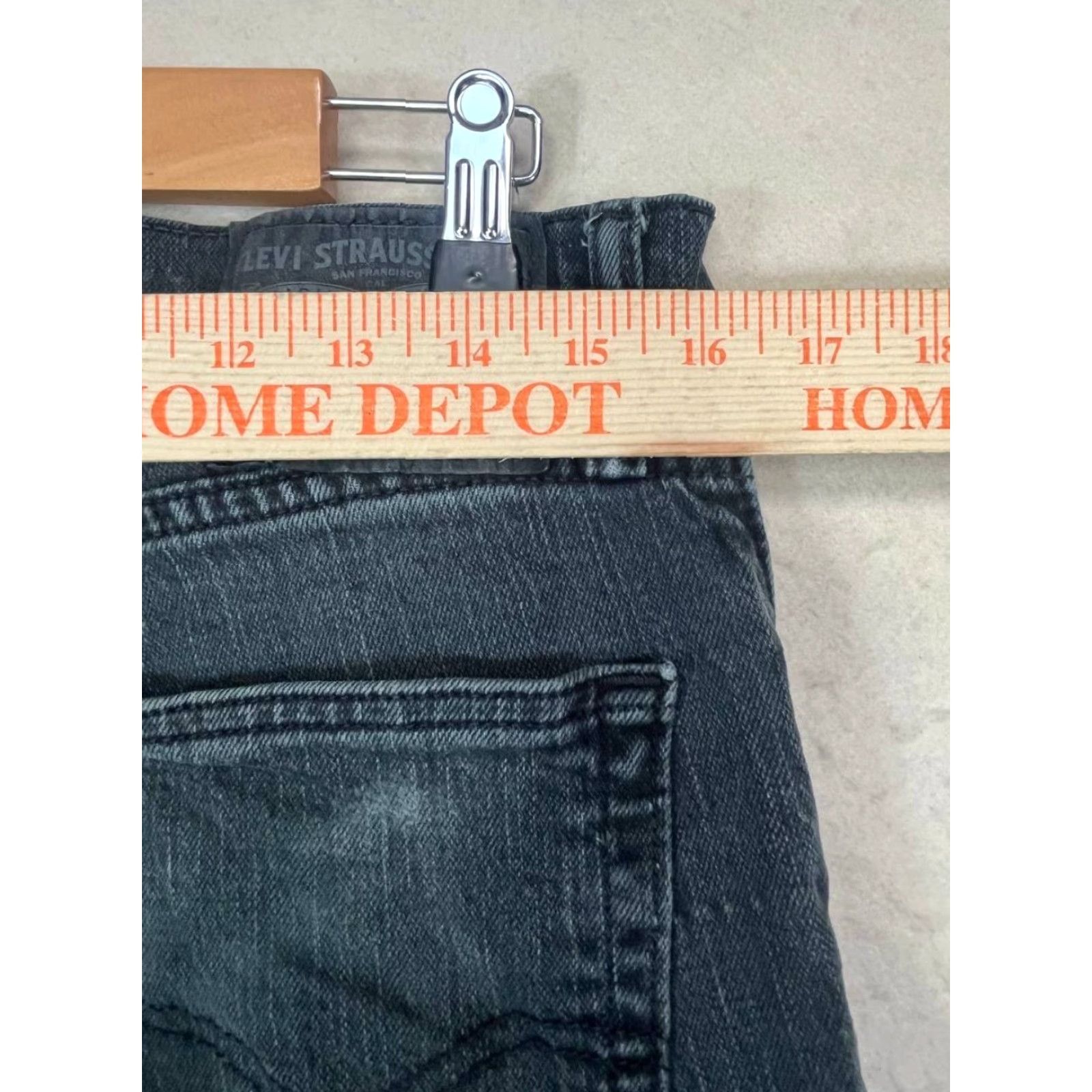 Levi's VINTAGE Levi's 511 Jeans Denim Cotton Black 32x30 Men Regular Straight USA 501 Series Levi'S Model 511 Size 32x30 Men Size US 32 / EU 48 - 3 Thumbnail