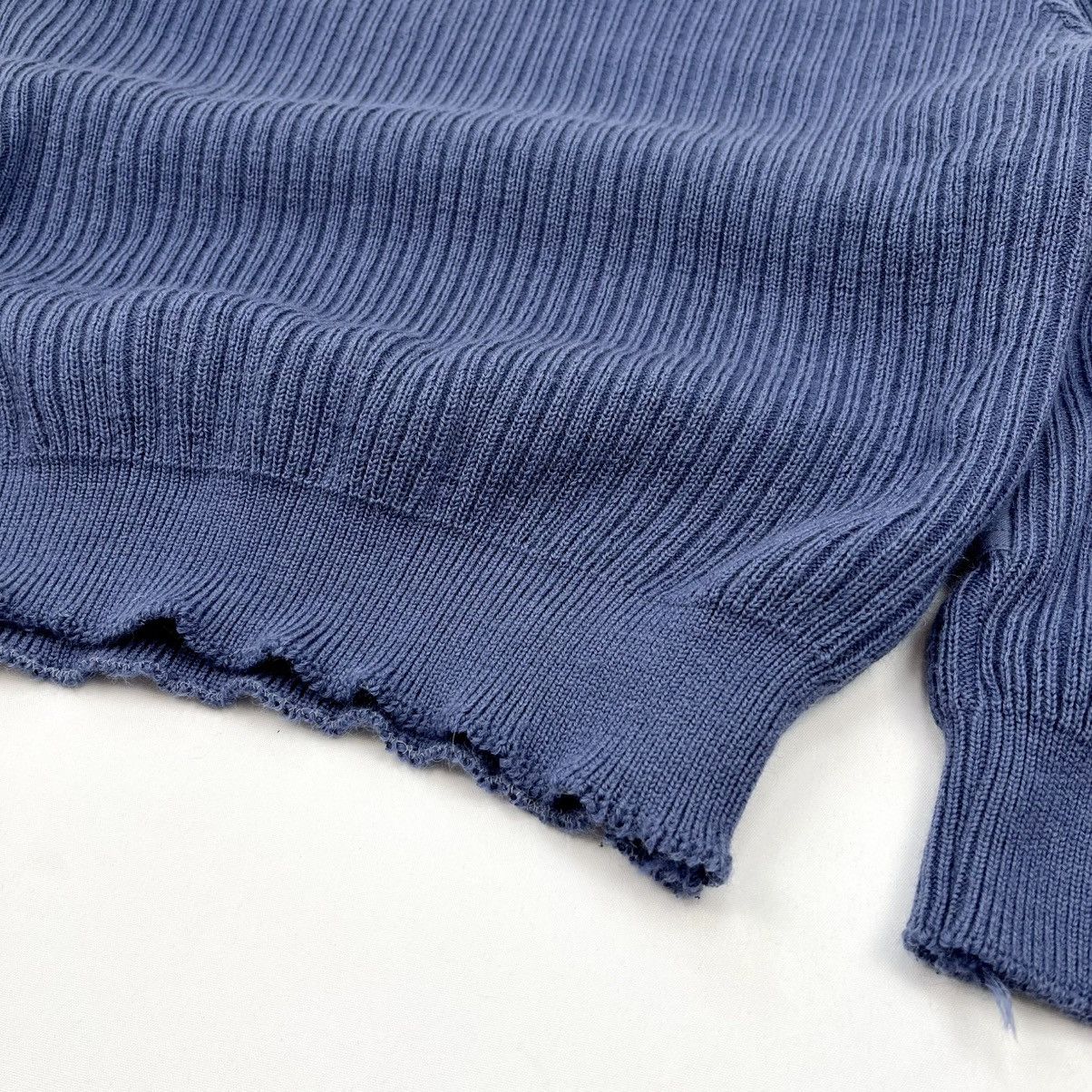 Vintage Vintage military surplus denim blue knit sweater Size US M / EU 48-50 / 2 - 5 Thumbnail