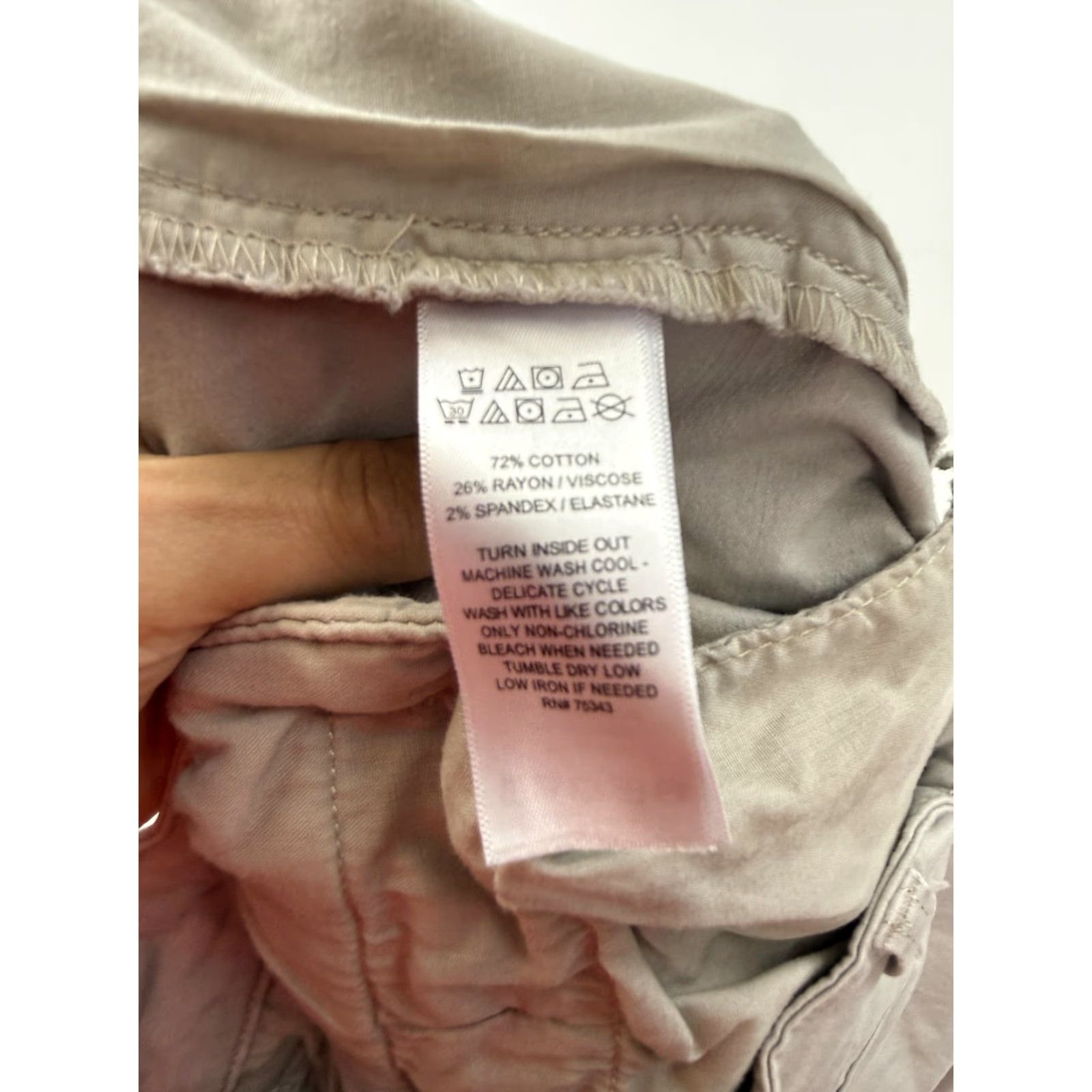 Vintage Daniel Hechter Pants Mens 36x28 Gray Chino Straight Flat Front Stretch Casual Size US 36 / EU 52 - 6 Thumbnail