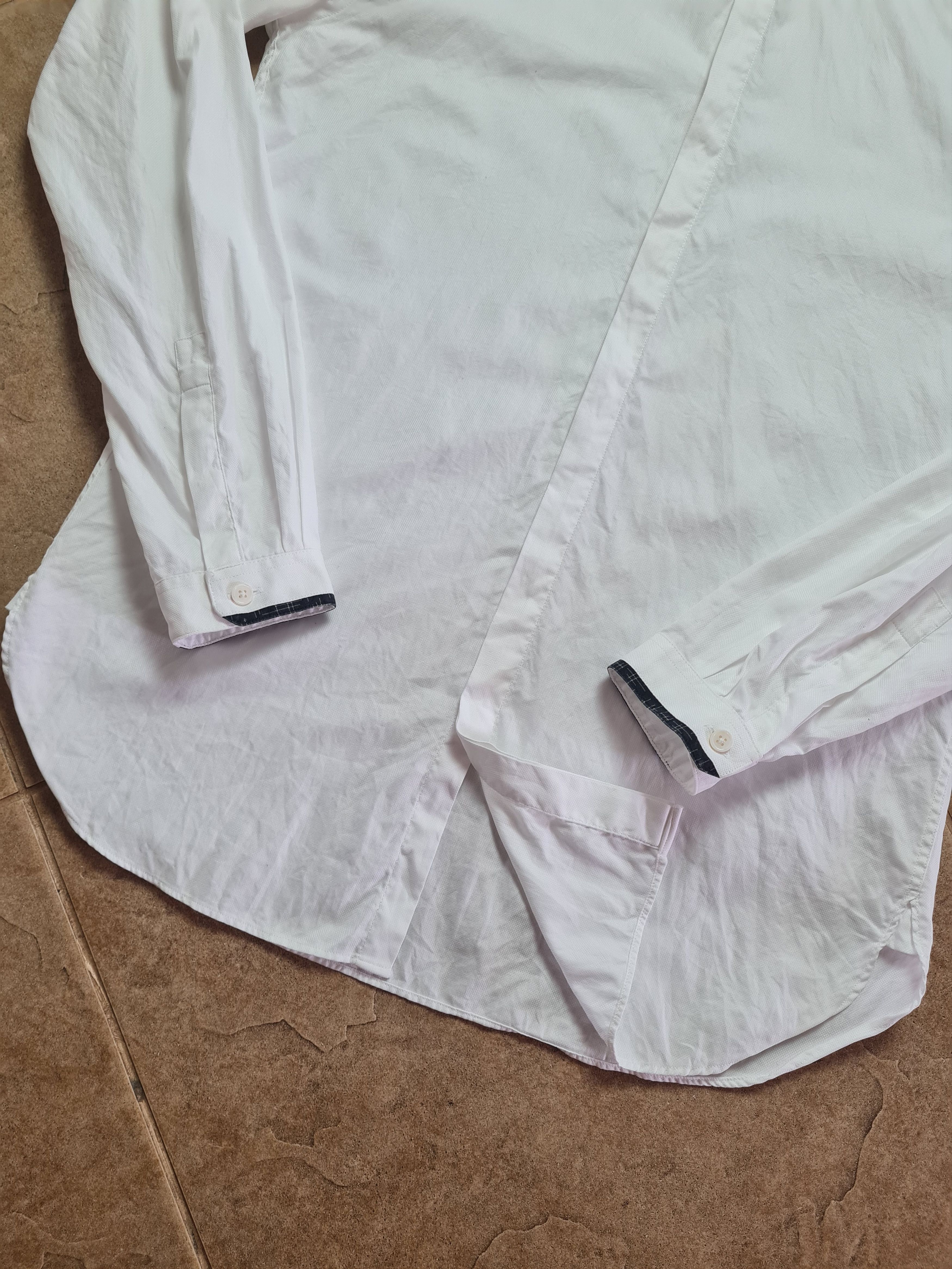 The Kooples Mens White Dress Shirt The Kooples Banded Collar Size L Size US L / EU 52-54 / 3 - 8 Thumbnail