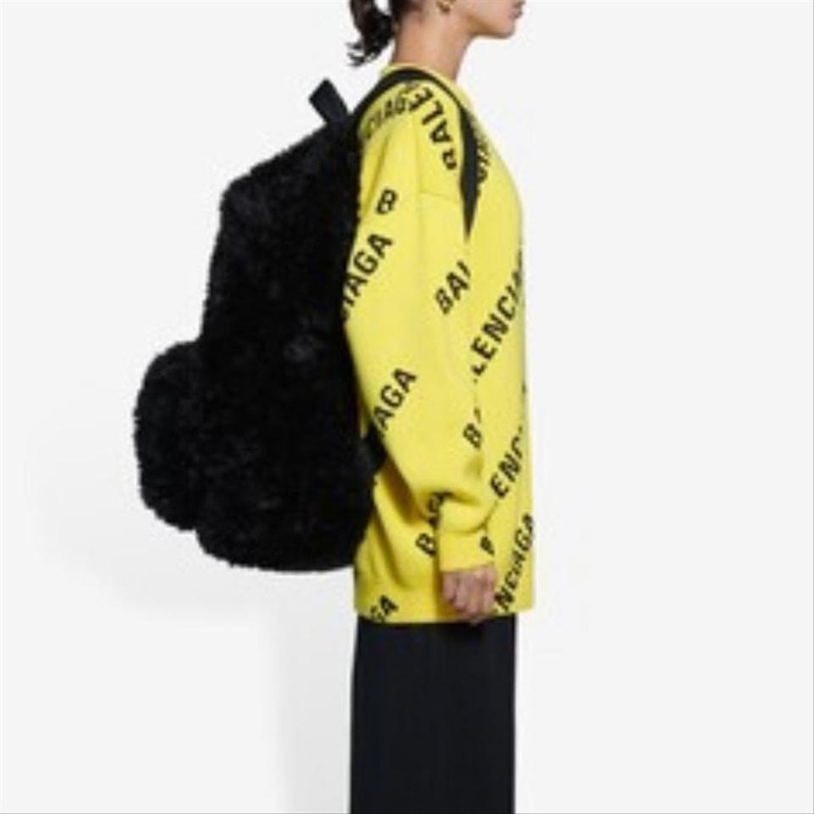 Balenciaga logo intarsia oversized sweater Size XS / US 0-2 / IT 36-38 - 10 Thumbnail