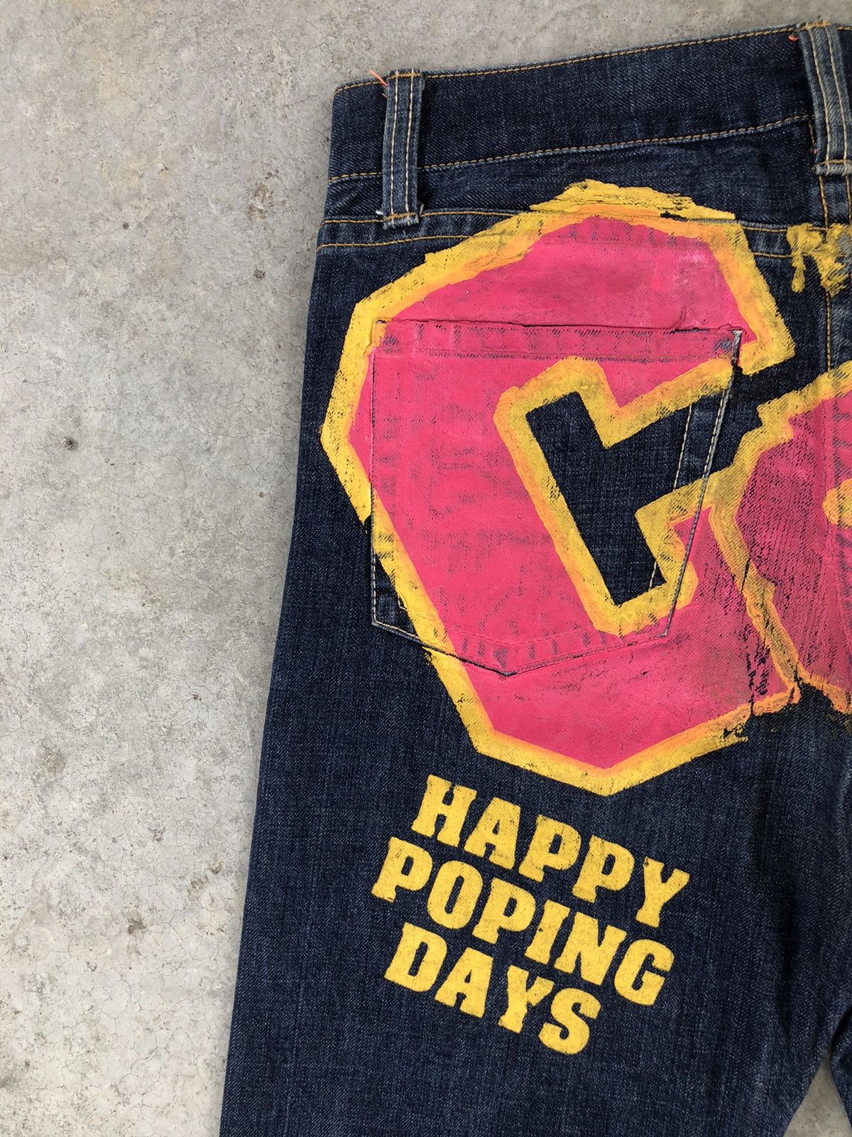 Japanese Brand Vintage Co & Lu Daicock Evisu Style Selvedge Big Logo Size US 32 / EU 48 - 9 Thumbnail
