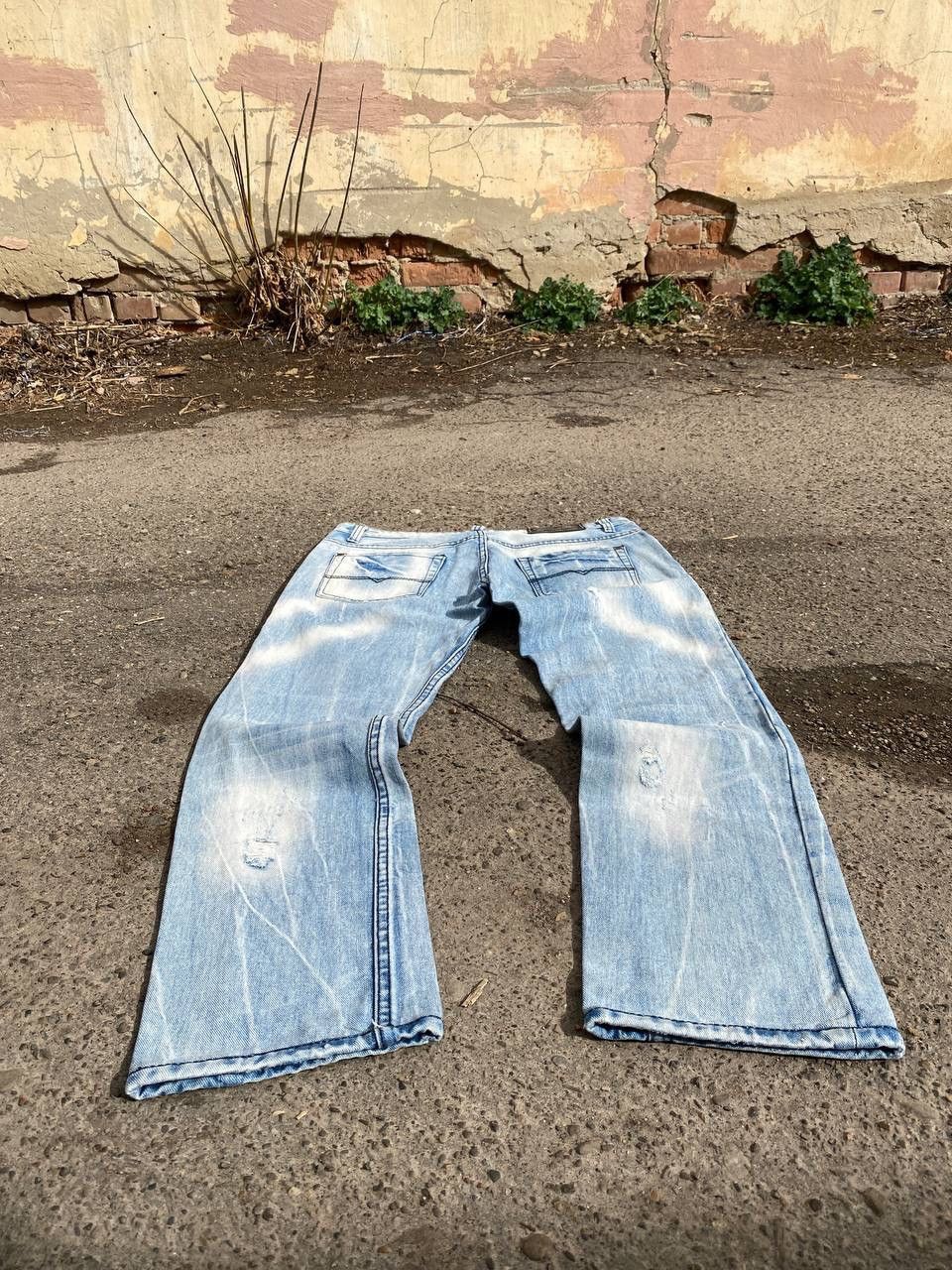 Japanese Brand × Vintage Diesel faded distressed pants jeans Size US 34 / EU 50 - 1 Thumbnail