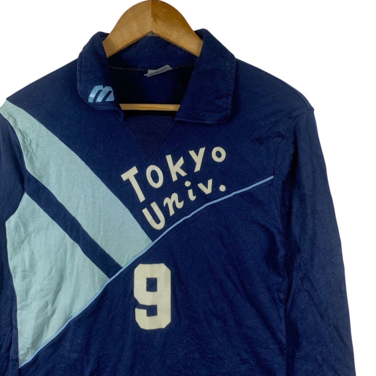 Mizuno Vintage 90s MIZUNO TOKYO UNIVERSITY Volleyball Team Jersey Size US L / EU 52-54 / 3 - 5 Thumbnail