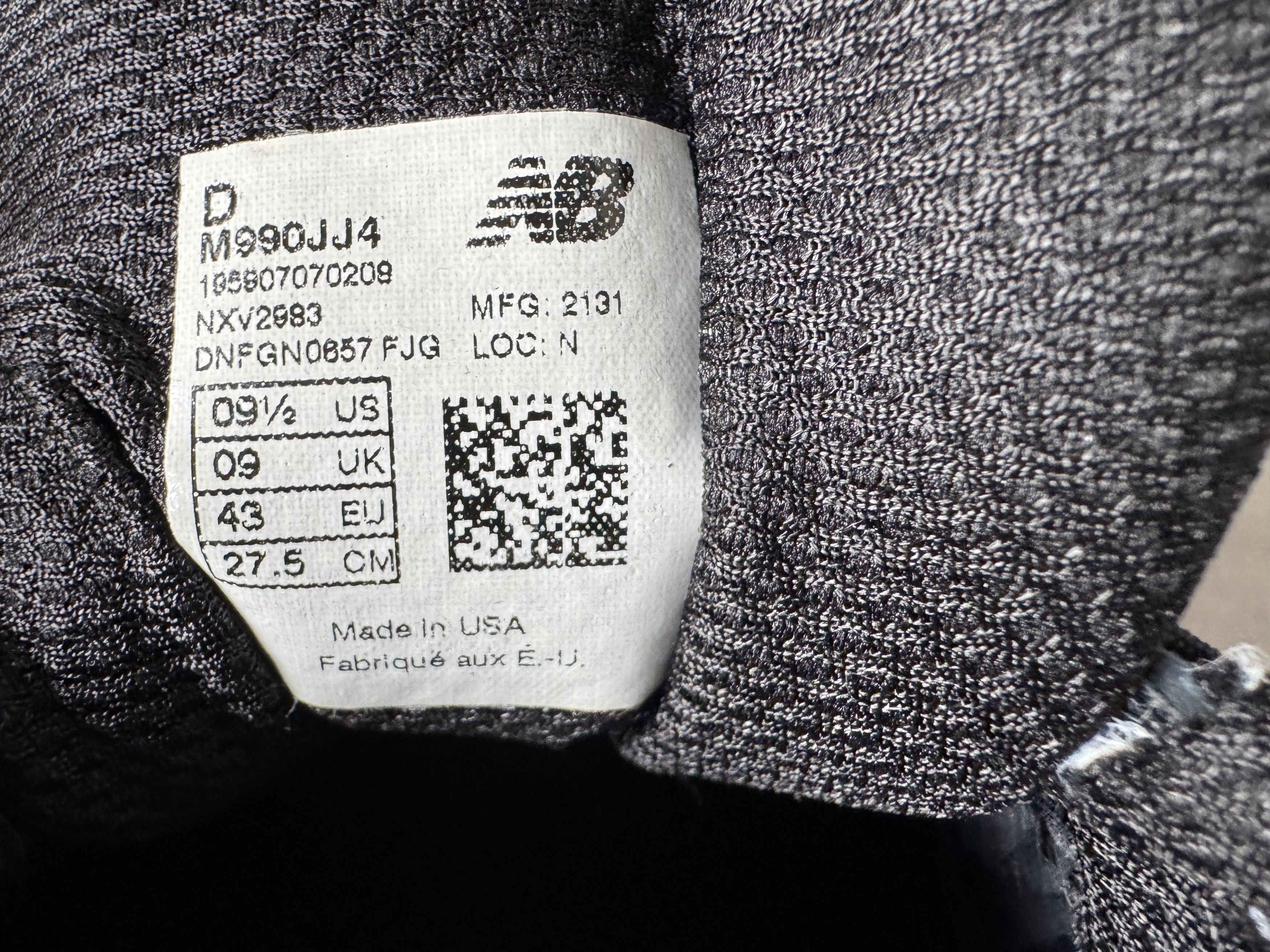 JJJJound × New Balance New Balance x JJJound 990 v4 Size US 9.5 / EU 42-43 - 5 Thumbnail