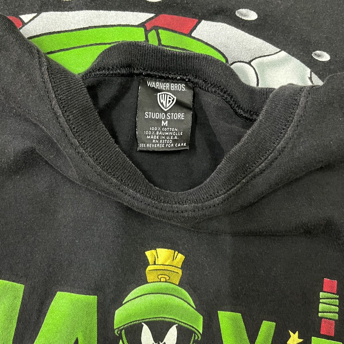 Cartoon Network × Vintage × Warner Bros Vintage 90s Marvin X Warner Bros Studio Single Stitches Size US M / EU 48-50 / 2 - 12 Thumbnail