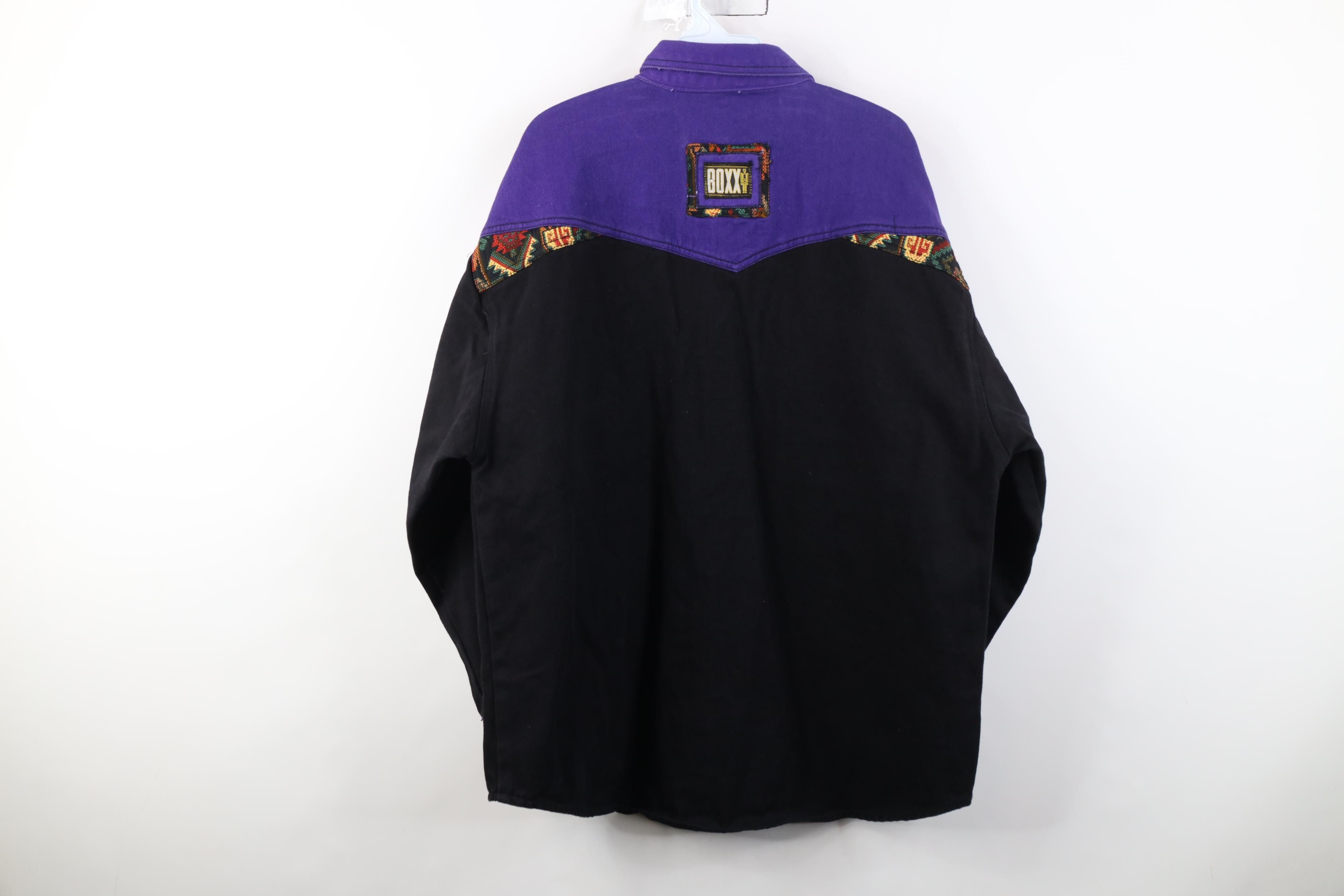 Vintage Deadstock Vintage 90s Streetwear Southwestern Shirt Jacket Size US M / EU 48-50 / 2 - 19 Thumbnail