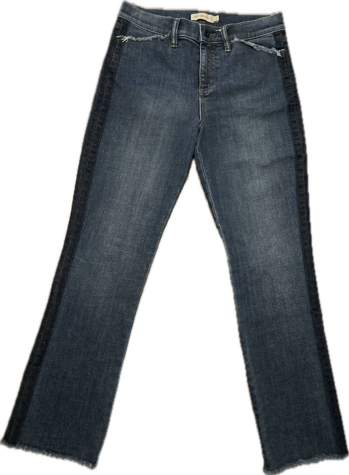 Tory Burch Tory Burch Harley denim fringed side panel jeans Size 26" / US 2 / IT 38 - 1 Thumbnail