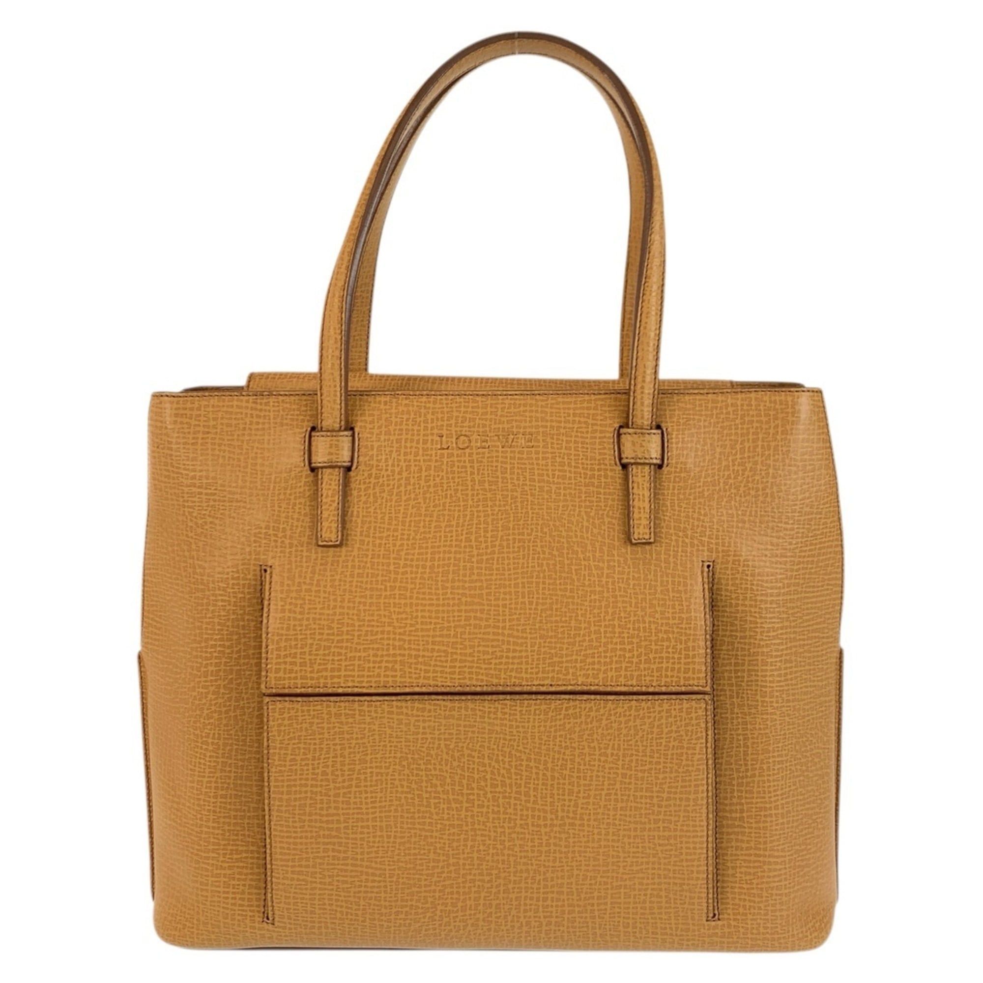 Loewe LOEWE Vintage Beige Leather Handbag/Tote Bag with Gold Hardware for Women Size ONE SIZE - 1 Thumbnail