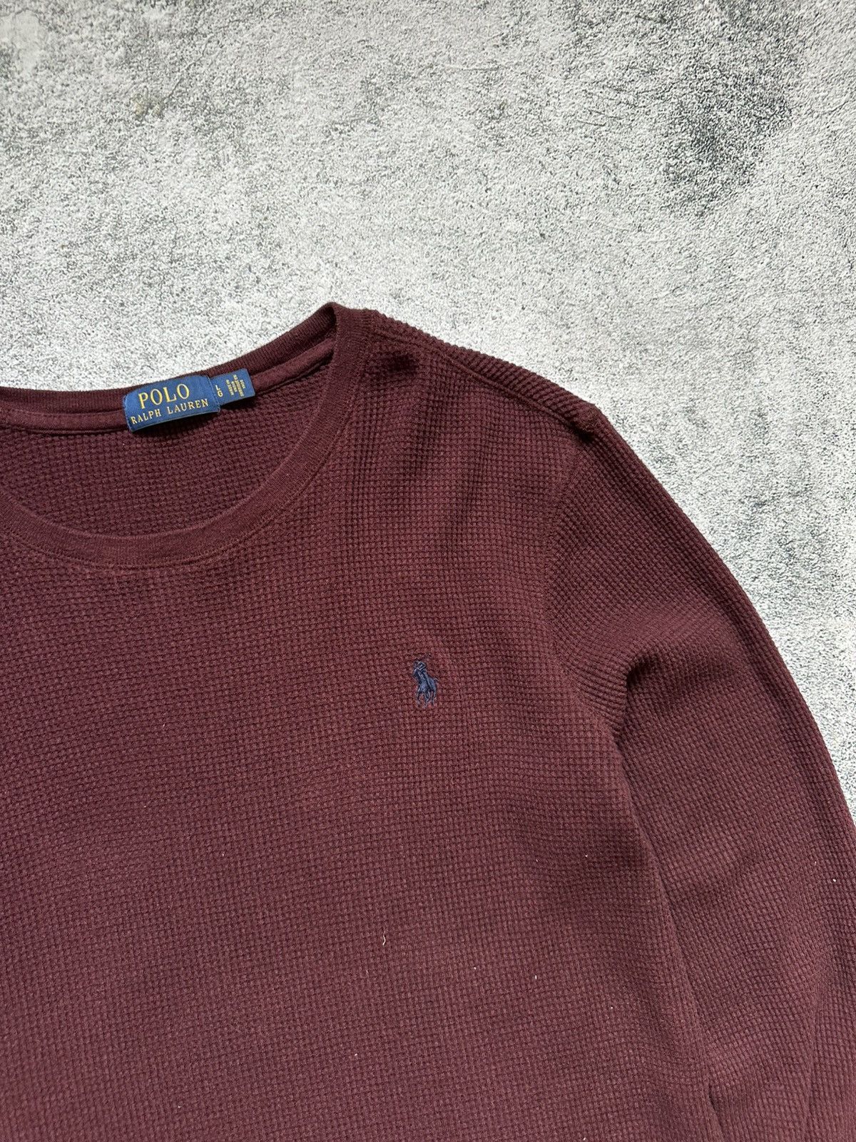 Polo Ralph Lauren Vintage Polo Ralph Lauren Sweater Burgundy Size US L / EU 52-54 / 3 - 7 Thumbnail