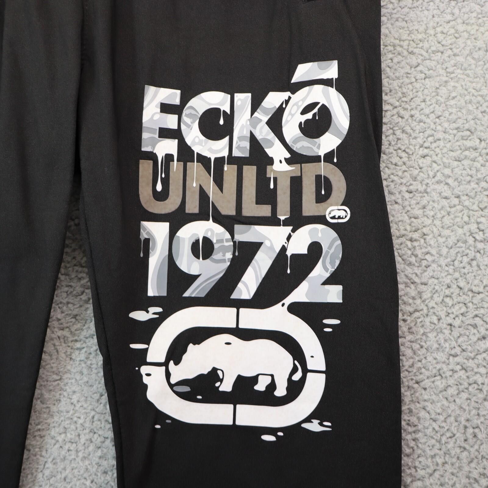 Ecko Unltd. Ecko Unltd Men Large Jogger Pants Black Camo EO12G799T Size US 34 / EU 50 - 2 Thumbnail
