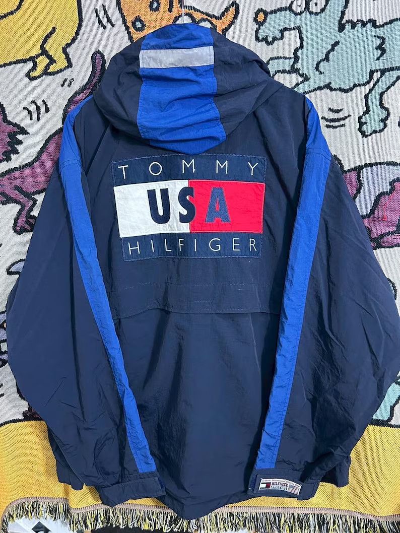 Tommy Hilfiger Vintage 90s Tommy Hilfiger Jacket size L Size US L / EU 52-54 / 3 - 1 Thumbnail