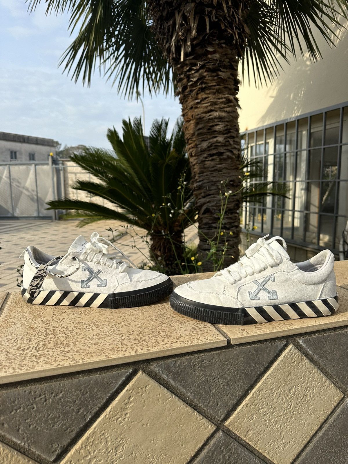 image of Off White Shoes Sneakers White 43 Size, Men's (Size 10)