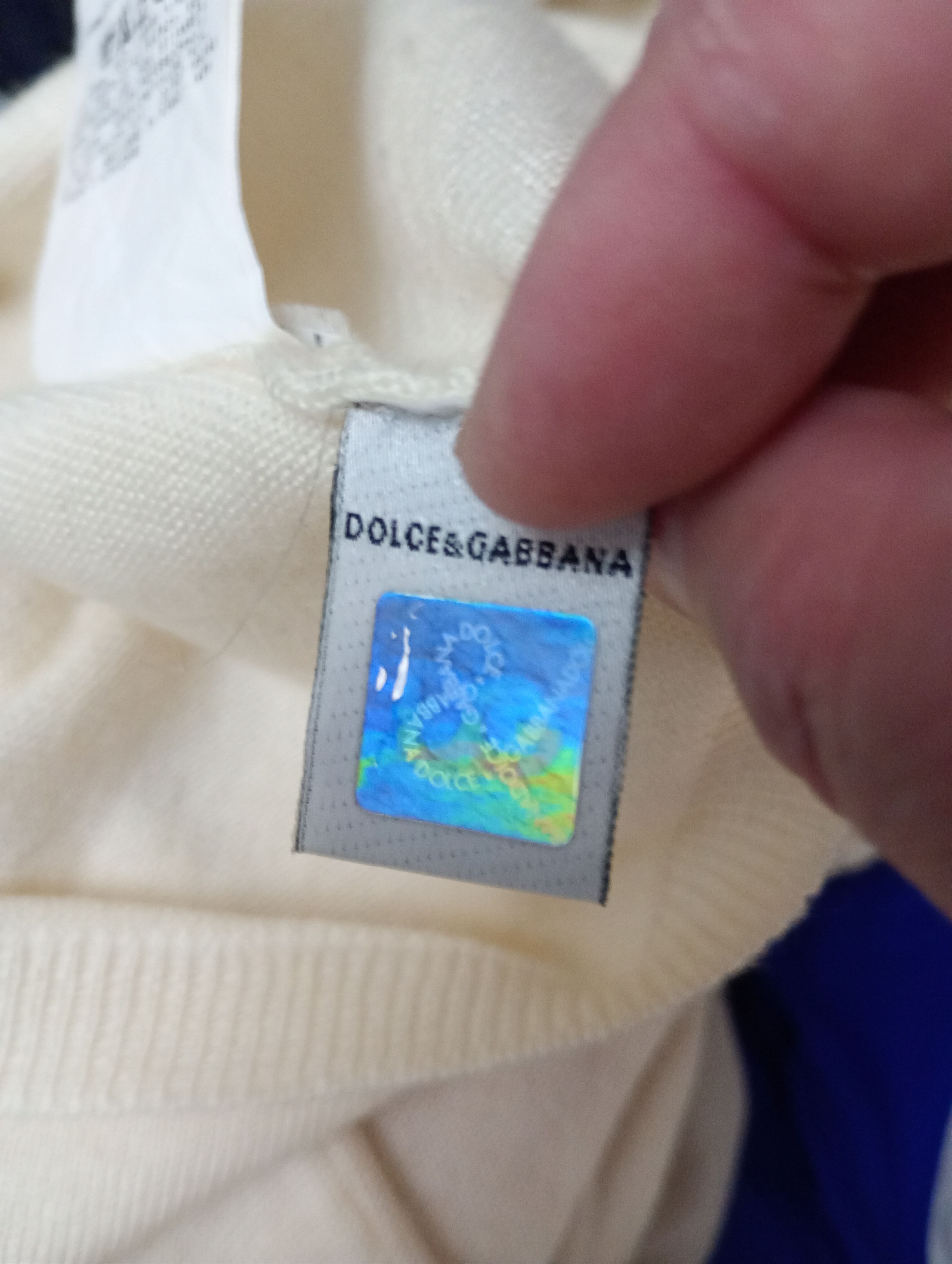 Designer × Dolce & Gabbana Dolce & Gabbana Crop Top White Size S / US 4 / IT 40 - 11 Thumbnail