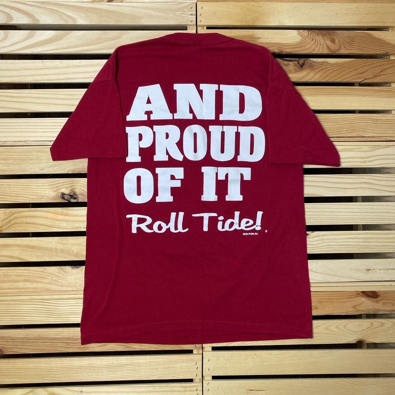 Russell Athletic Vintage University of Alabama Burgundy Tee Size Medium Size US M / EU 48-50 / 2 - 2 Thumbnail