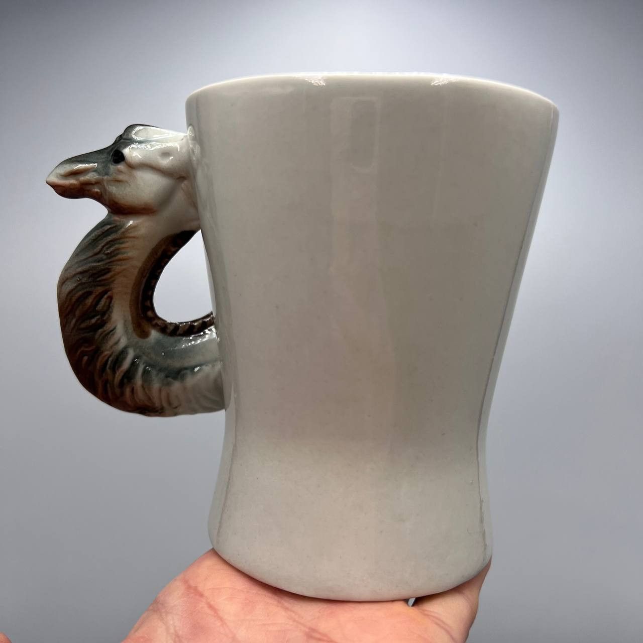 Vintage Vintage German Porcelain Mug Camel Design Signed ceramic Size ONE SIZE - 2 Thumbnail