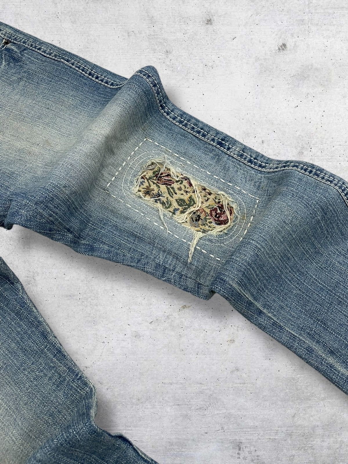 semanticdesign VINTAGE STITCH STUDIO OG JAPAN DESIGNER DOUBLE WAIST DENIM Size US 32 / EU 48 - 7 Thumbnail