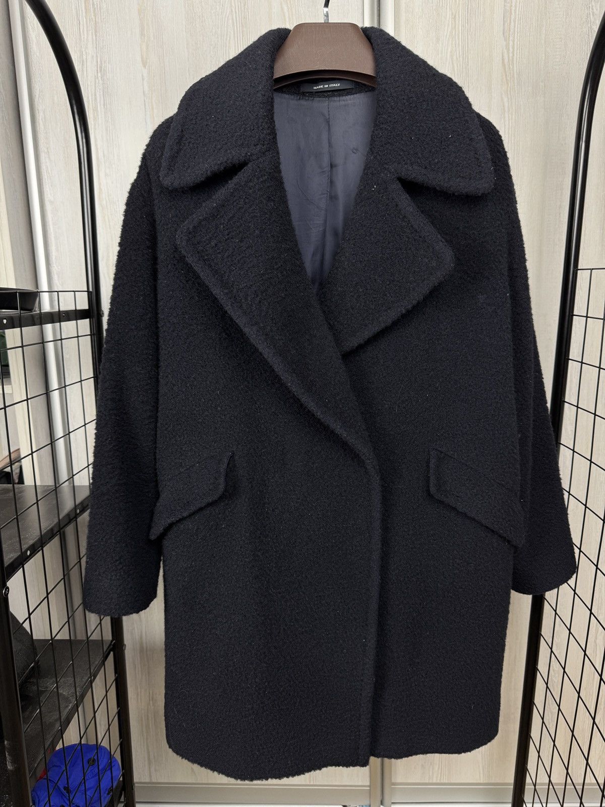 Tagliatore Tagliatore Agatha navy blue wool blend coat Size L / US 10 / IT 46 - 2 Thumbnail