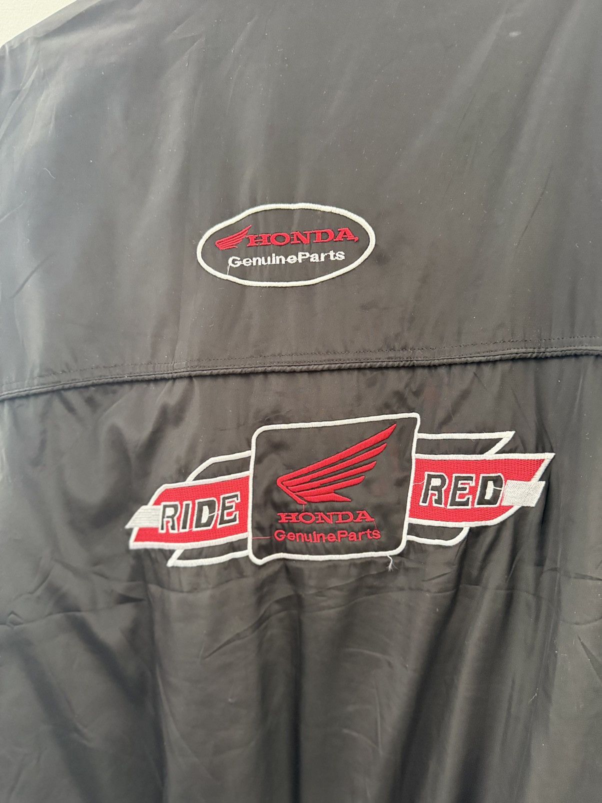 Honda × Vintage Honda Vintage Moto Racing Vintage Avant Garde Biker Jacket Size US XL / EU 56 / 4 - 8 Thumbnail