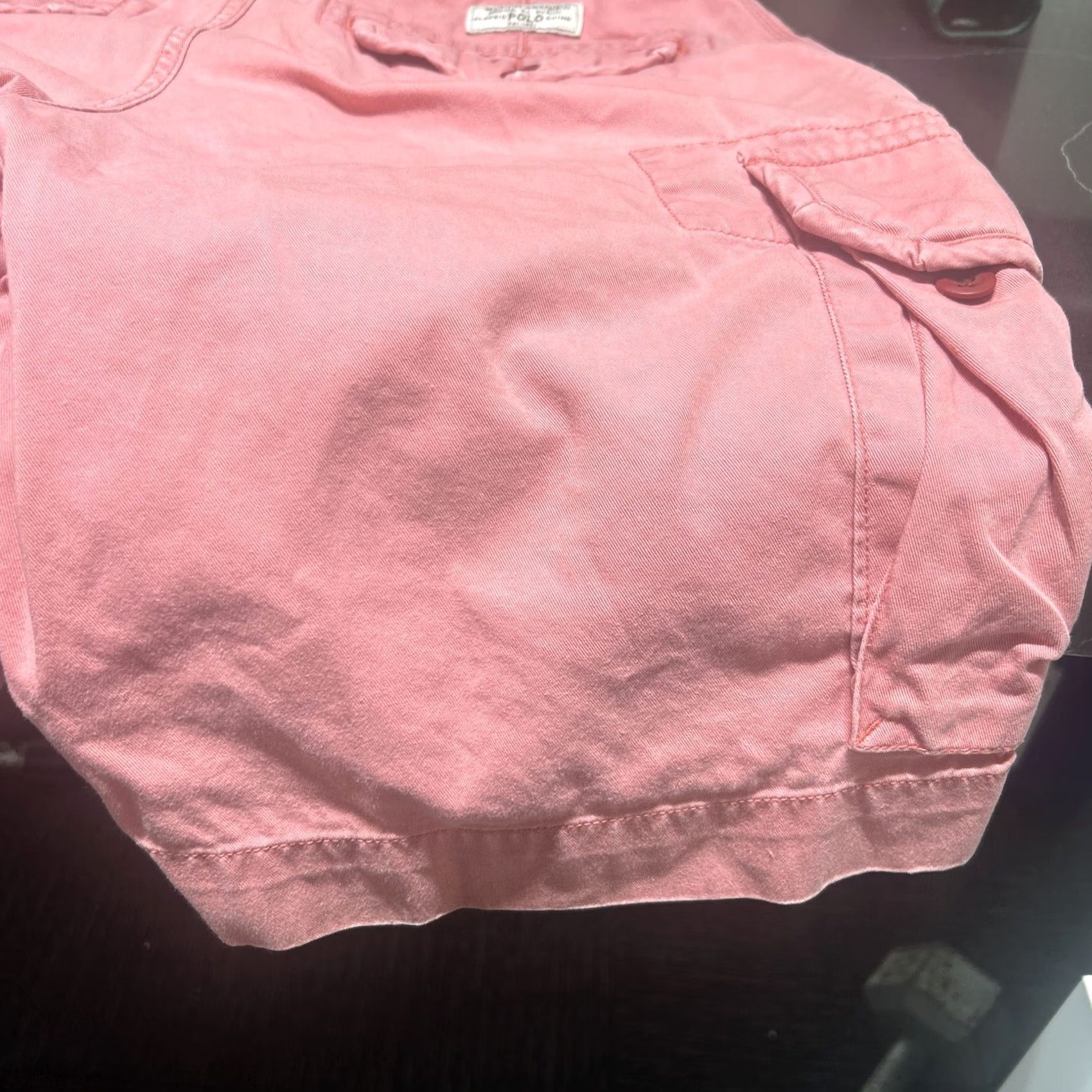 Polo Ralph Lauren Polo Ralph Lauren Cargo Shorts Women Pink 33 100% Cotton, Regular, Size 33, Cargo, Pink, 100% Cotton, Womens Size 24" / US 00 / IT 34 - 7 Thumbnail