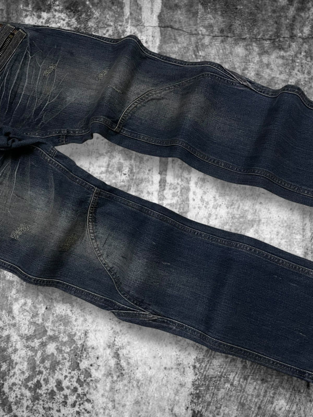 Japanese Brand Vintage Japan Designer 90’s Urban Craft Distressed Denim Size US 32 / EU 48 - 5 Thumbnail