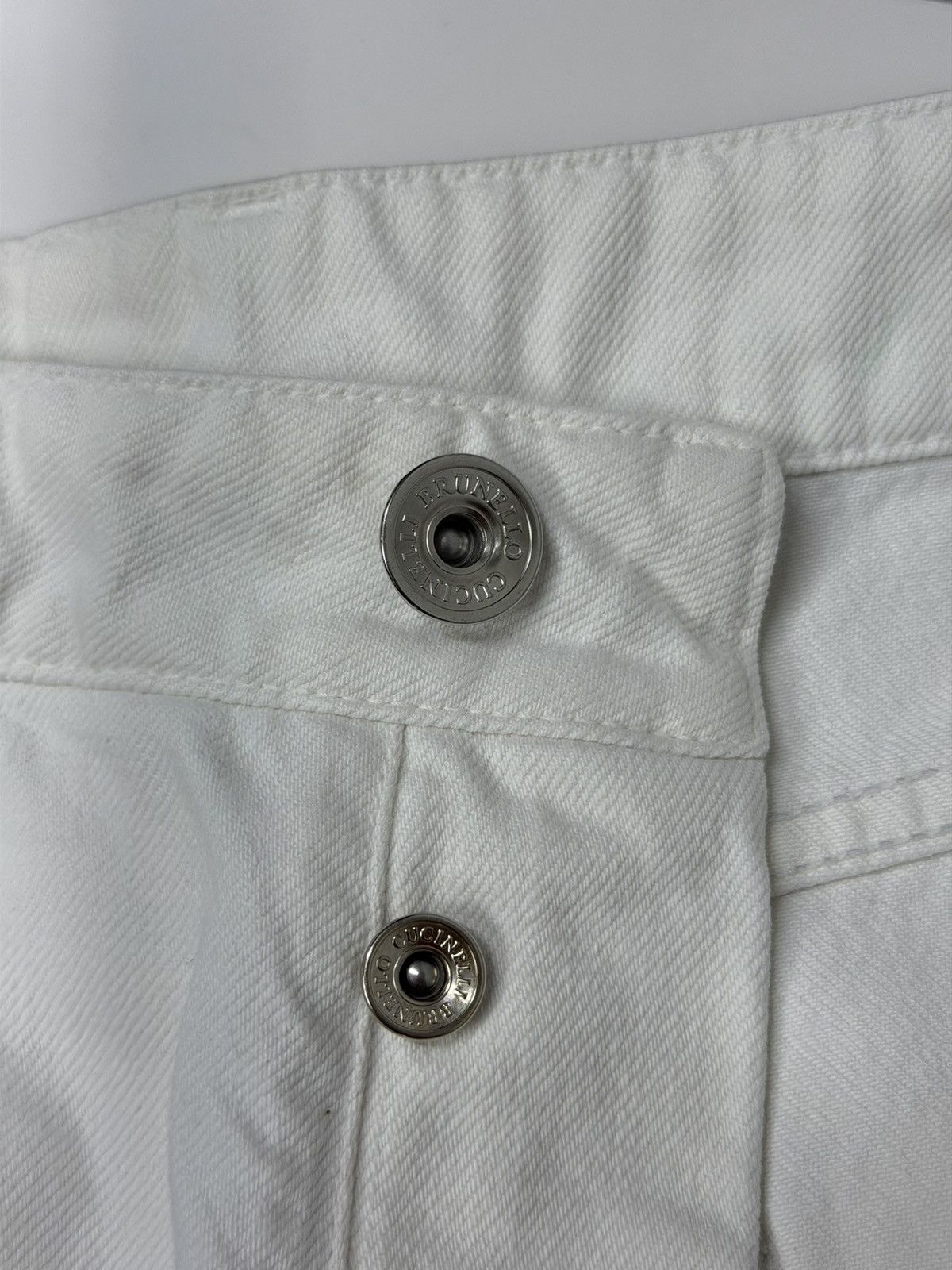 Brunello Cucinelli Vintage Brunello Cucinelli Jeans Distressed Ripped Italy Size US 33 - 7 Thumbnail