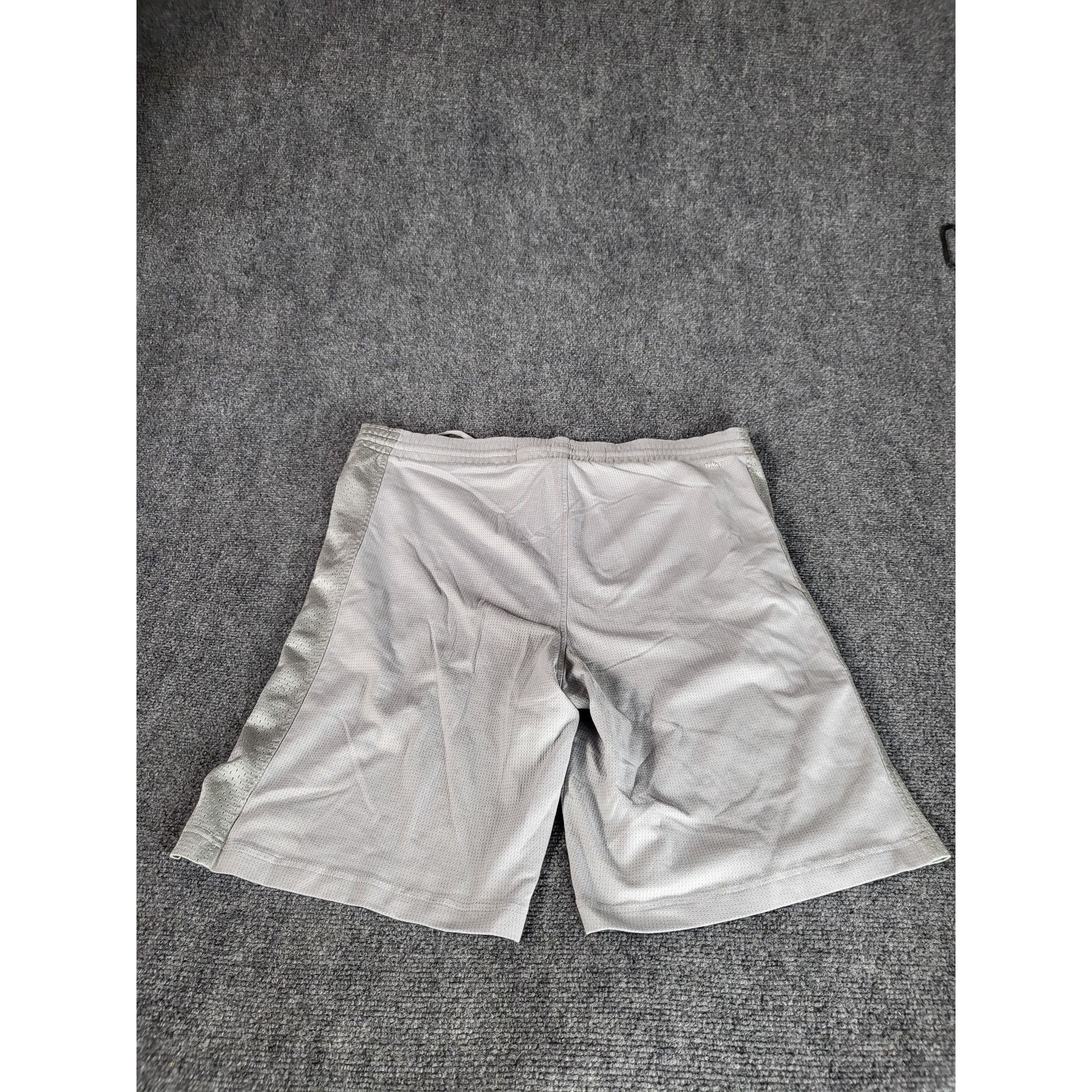 Nike Nike Fit Dry Basketball Shorts Men Sz L Gray Drawstring Casu Size US 38 / EU 54 - 8 Thumbnail