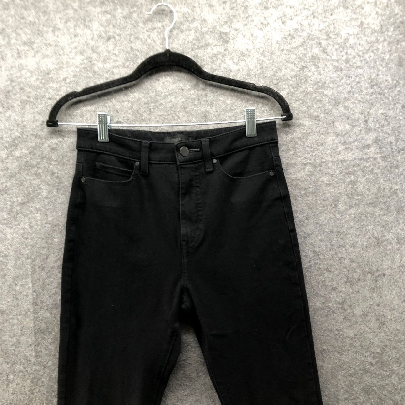 Uniqlo Uniqlo Jeans High Rise Ultra Stretch Ankle Jeans Womens 26 Black Skinny Size 42" / US 20 - 3 Thumbnail