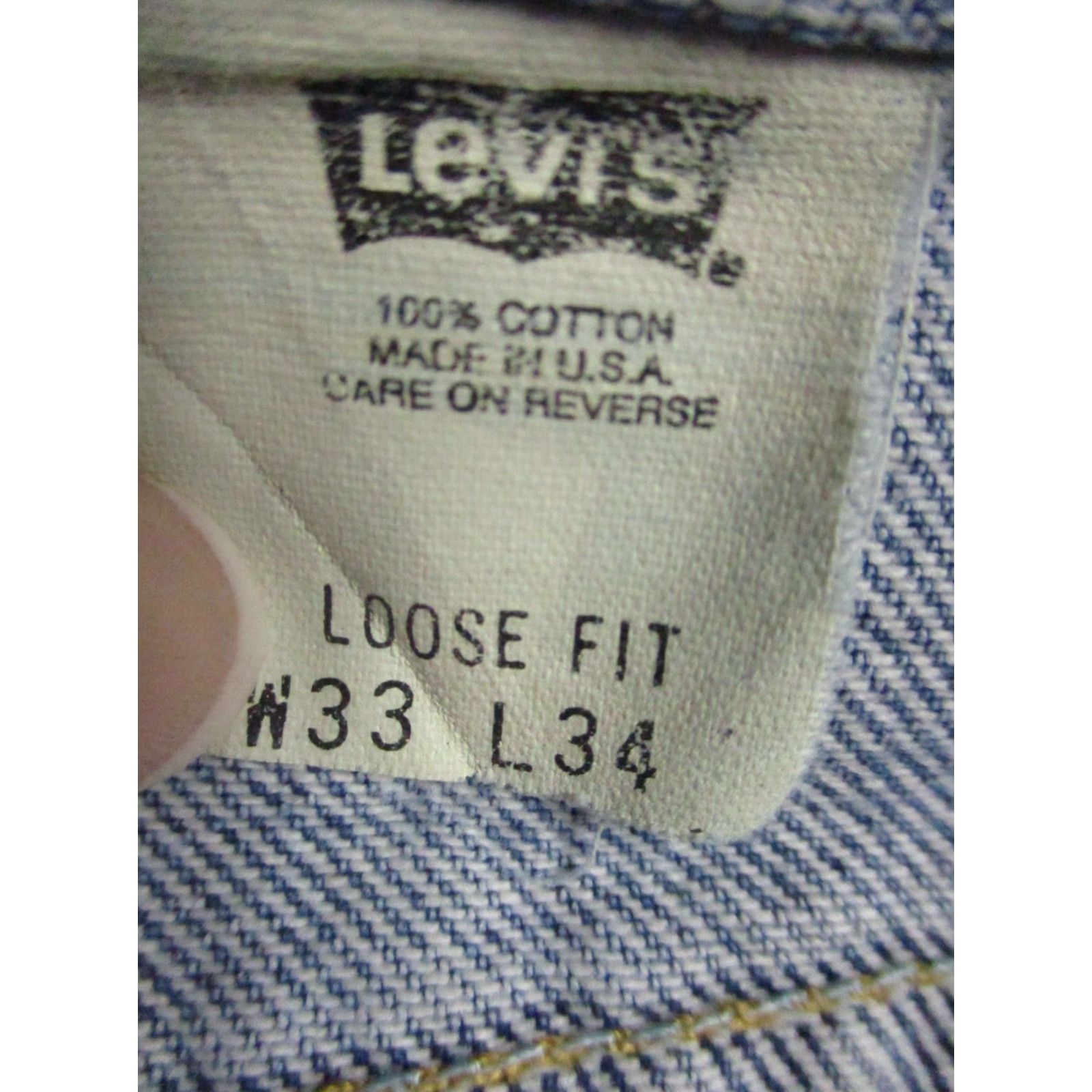 Levi's VINTAGE Levi's Jeans Men’s 32x31 Loose Fit Distressed Denim USA Jeans Size US 32 / EU 48 - 5 Thumbnail