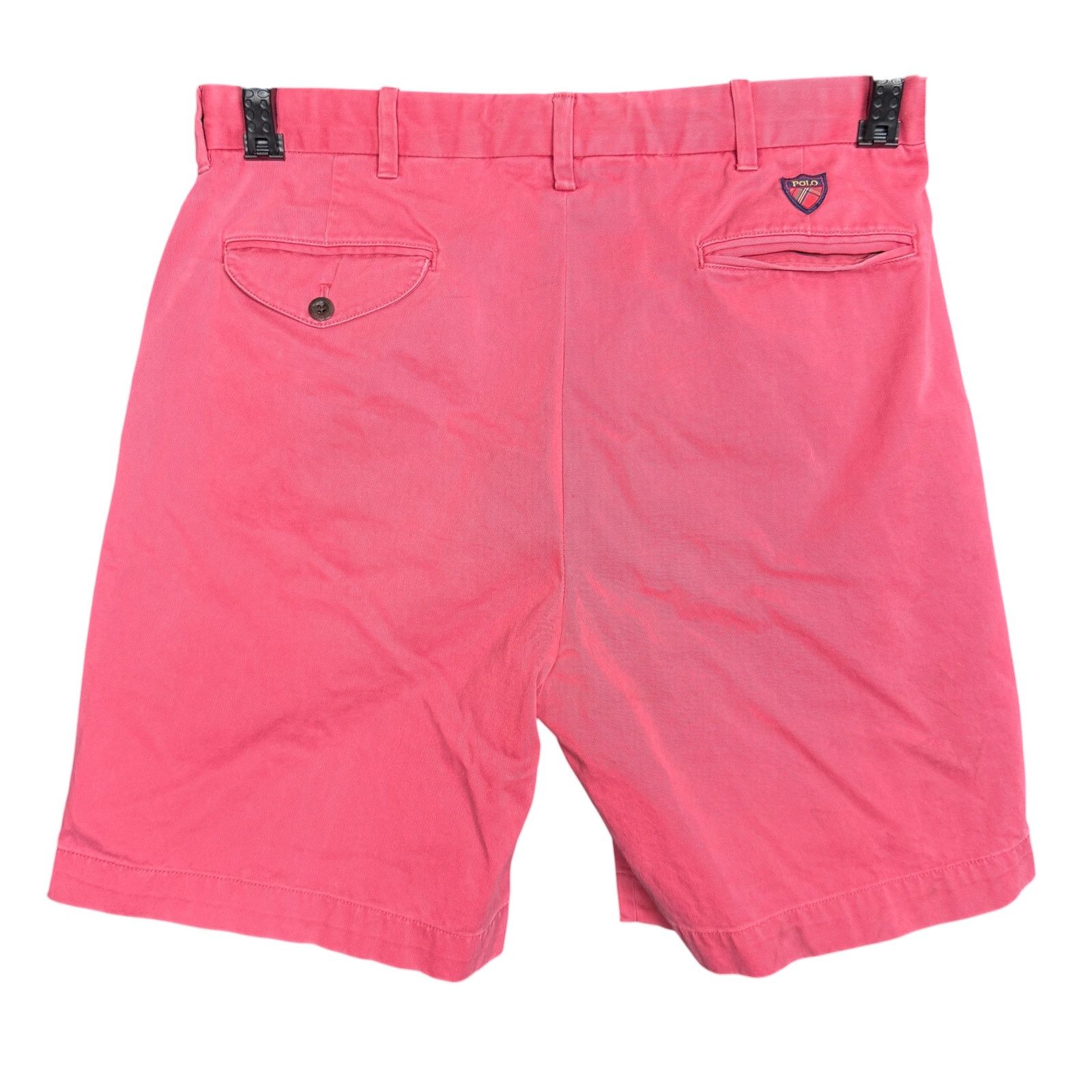 Polo Ralph Lauren Vintage Polo Golf Ralph Lauren Mens 34 Dark Pink Pleated 9" Size US 34 / EU 50 - 2 Thumbnail