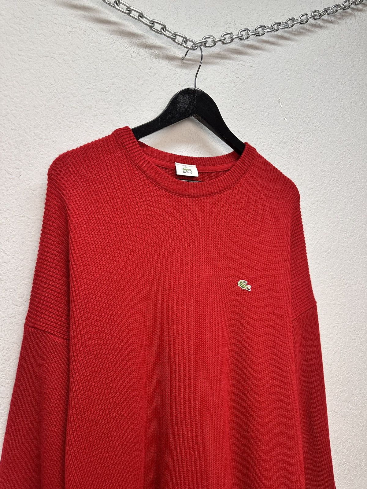Lacoste Vintage Lacoste Sweater Wool Y2K Diesel Style Ralph Lauren Size US XL / EU 56 / 4 - 4 Thumbnail