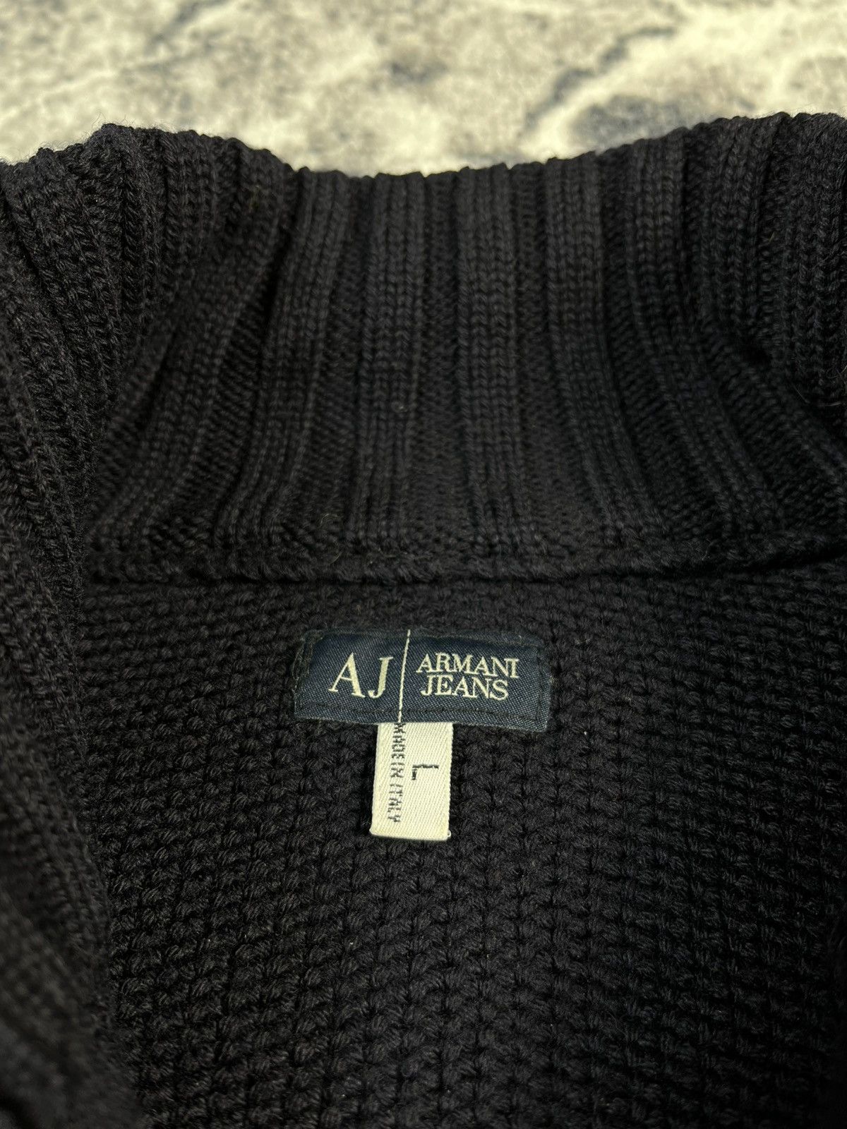 Armani Armani Jeans Vintage Wool Knit 🧶 Sweater Size US L / EU 52-54 / 3 - 7 Thumbnail
