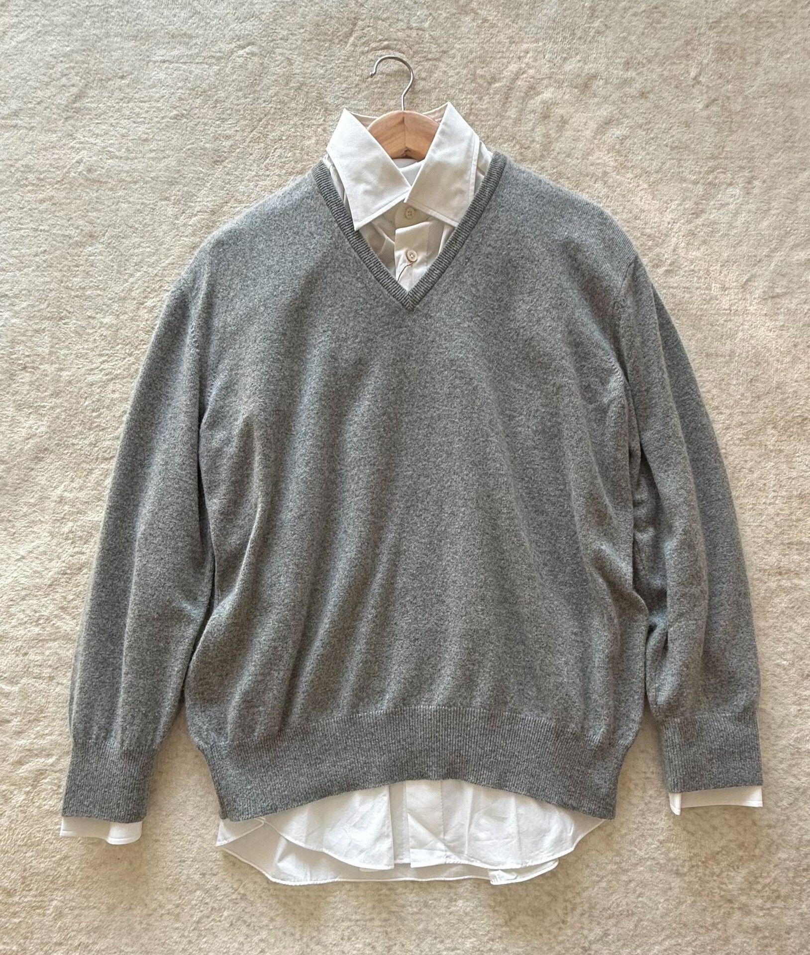 Loro Piana Loro Piana Baby Cashmere V-Neck Sweater Size US M / EU 48-50 / 2 - 1 Thumbnail