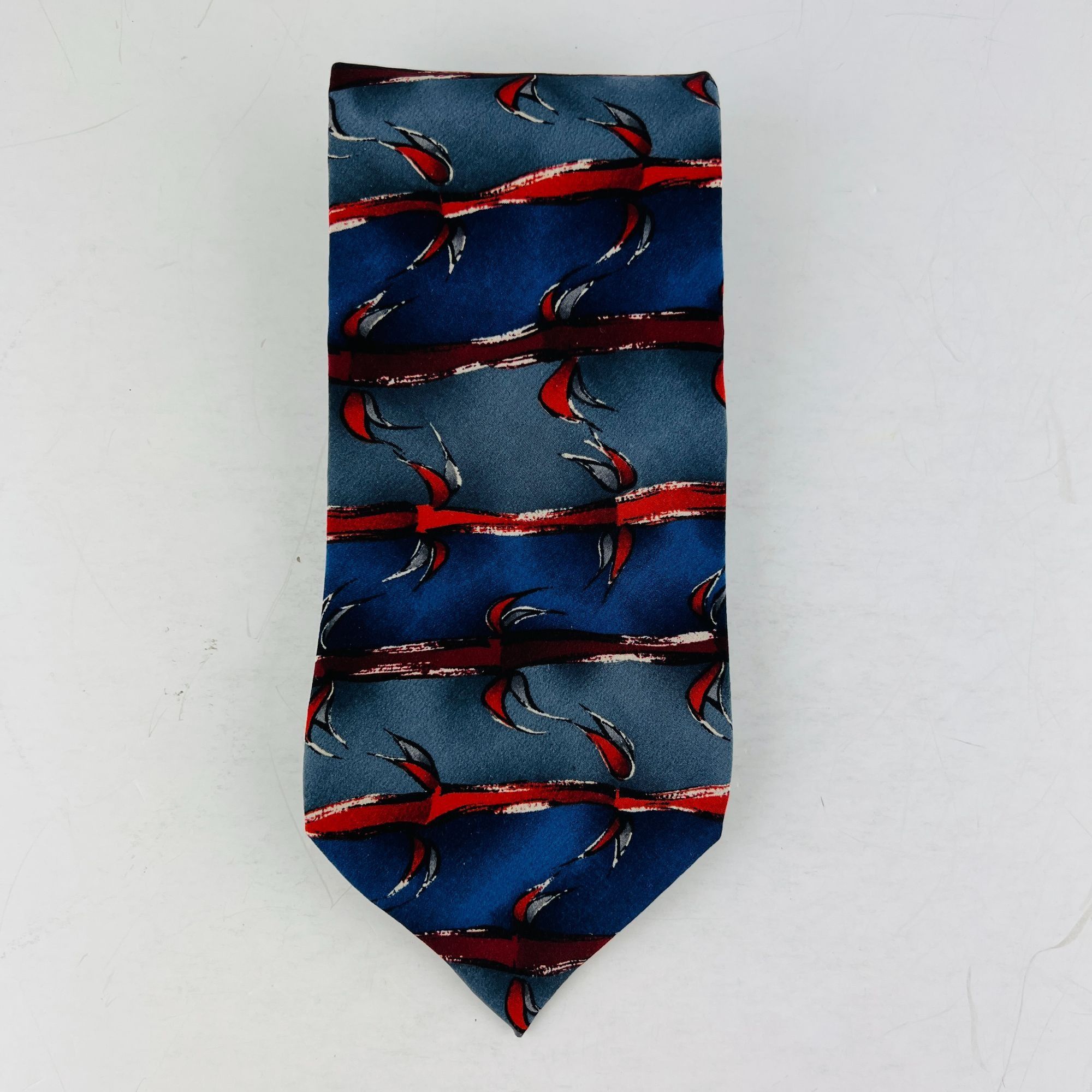Other Jerry J Garcia Red Vine Stonehenge Ltd Necktie Tie Silk Size ONE SIZE - 2 Thumbnail